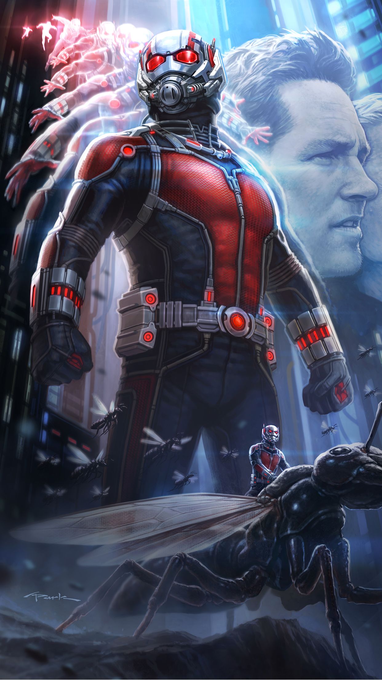 Free download Ant Man Poster iPhone 3Wallpaper Parallax Les 3