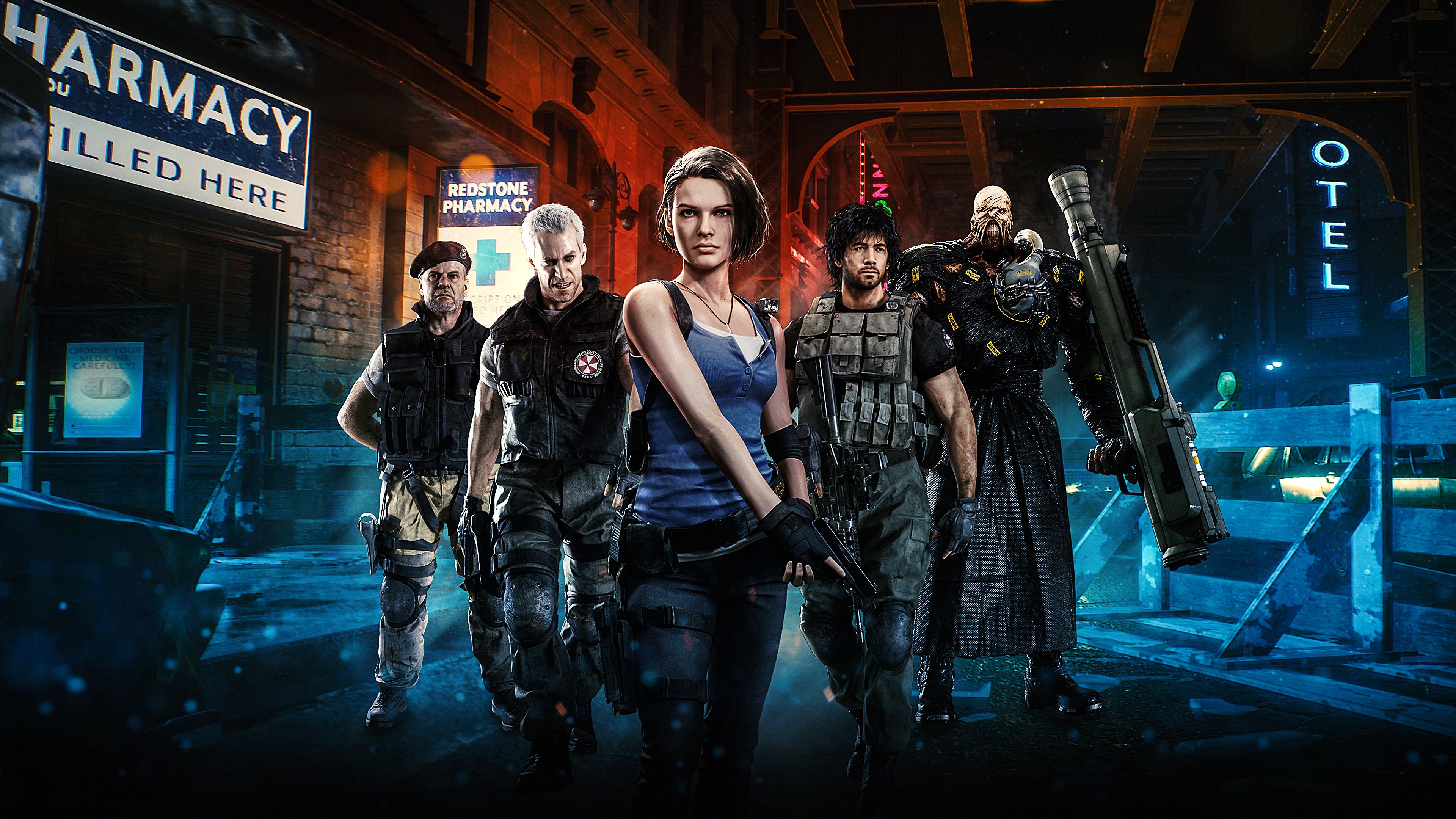 Resident Evil 3 2020 Remake Wallpaper, HD Games 4K Wallpaper