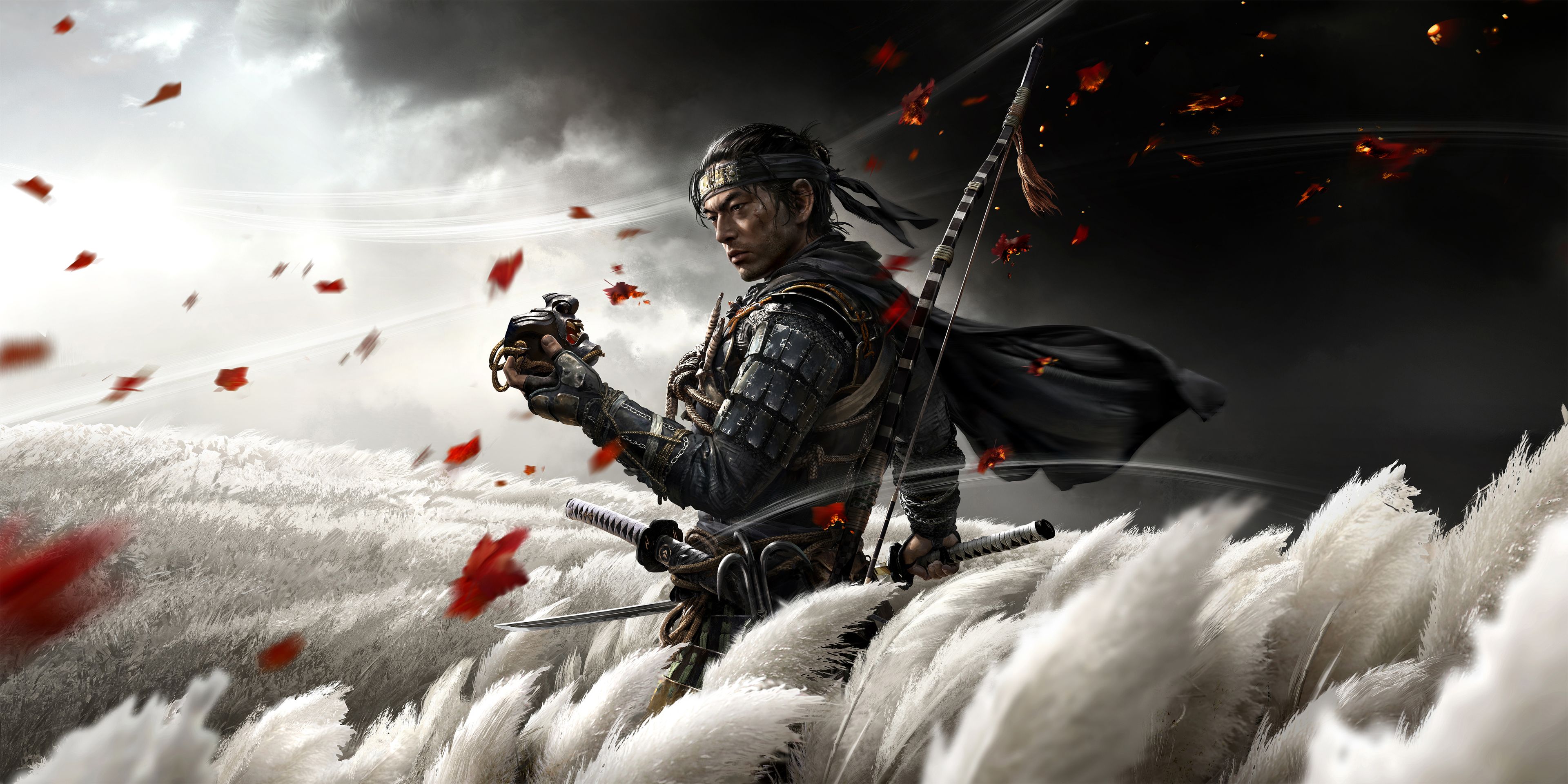 Image Offical Ghost Of Tsushima wallpaper without logo