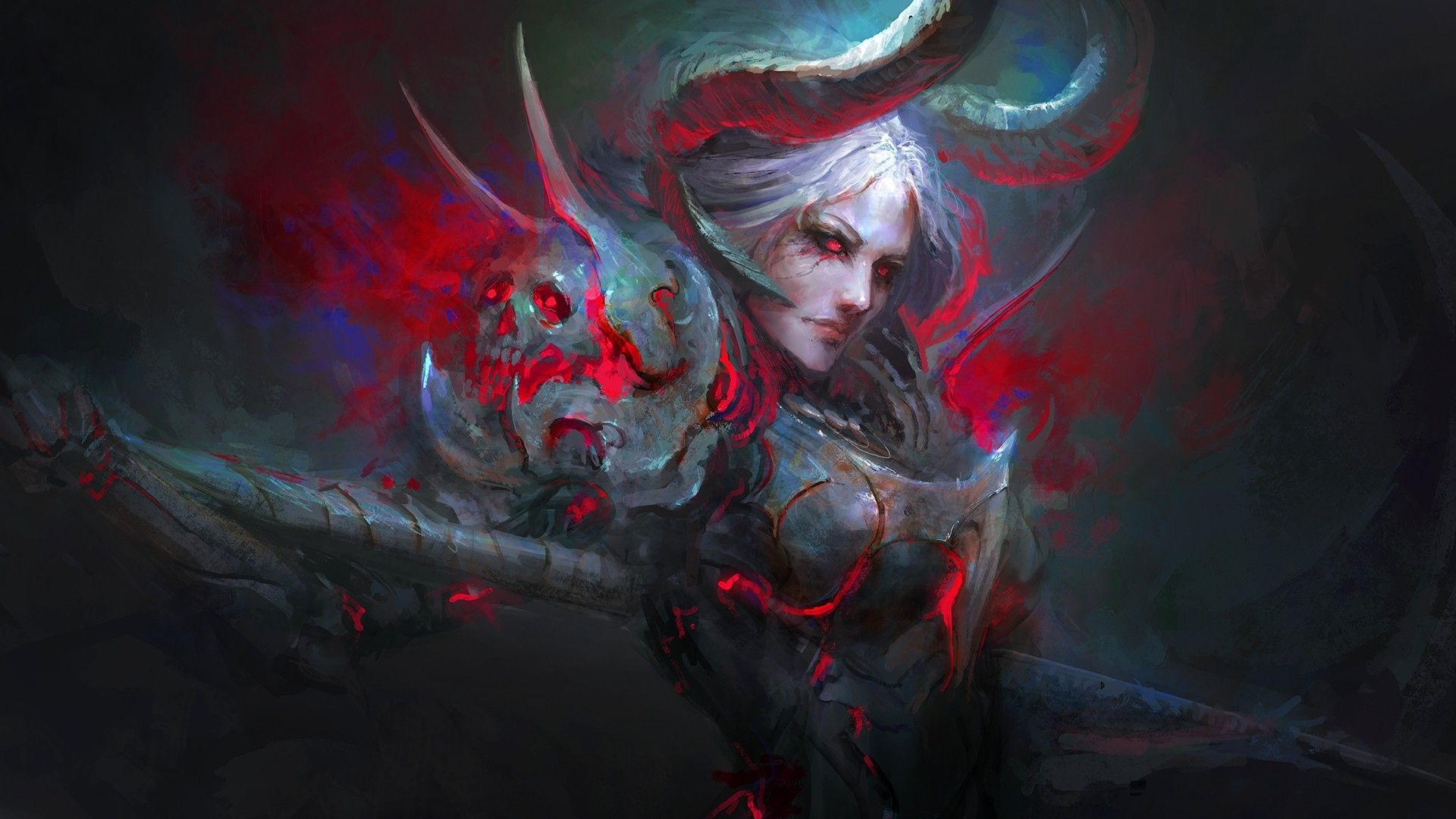 Demon Girl Wallpaper Beautiful Demon Anime Wallpaper Wallpaper