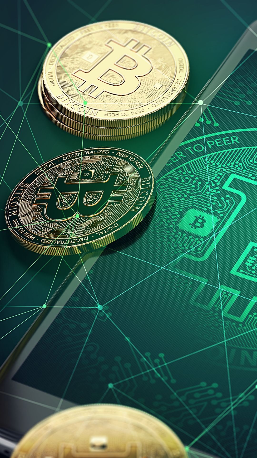 Technology Bitcoin bitcoin coin money (1080x1920) Mobile Wallpaper