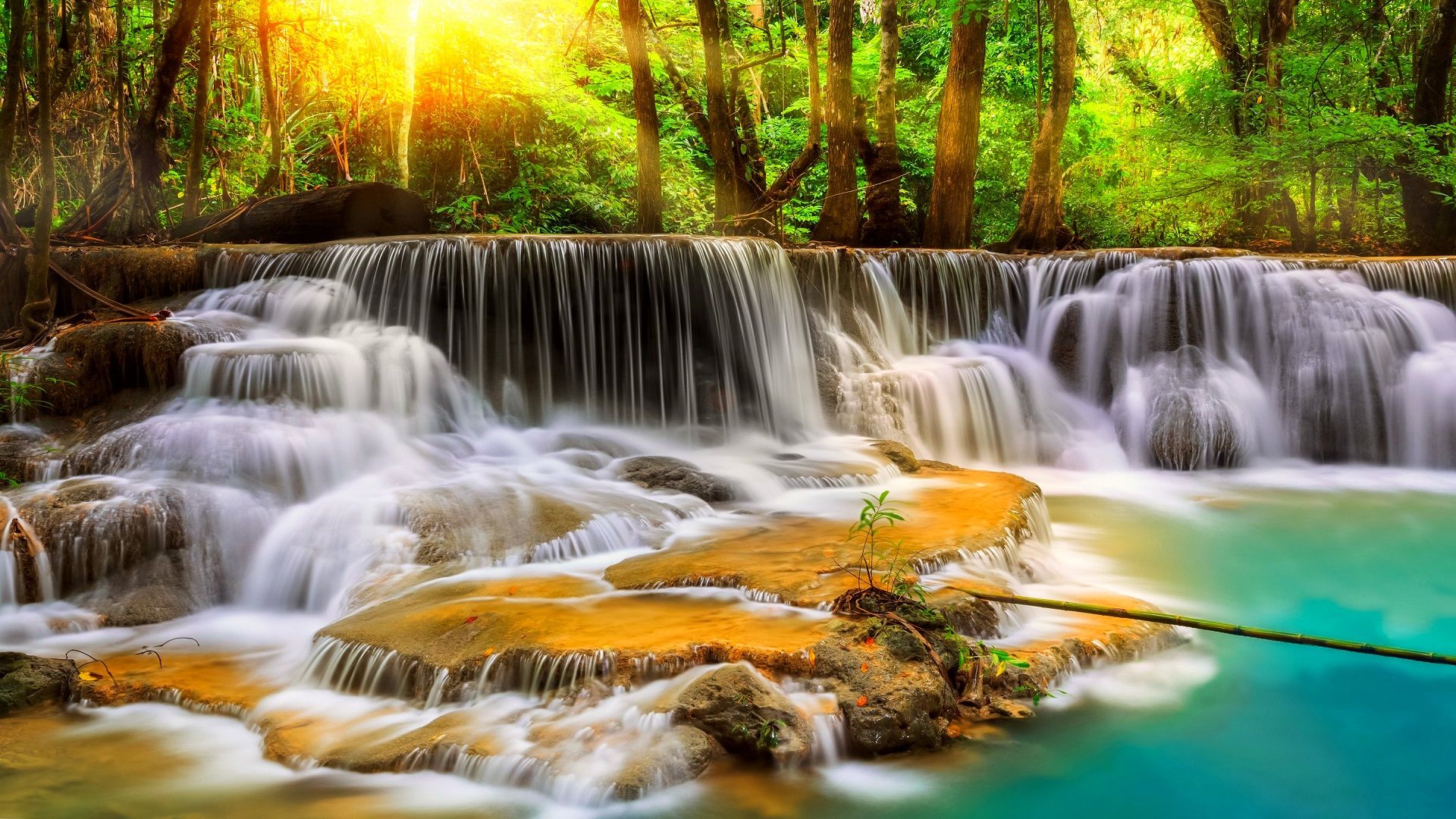 Beautiful Waterfalls Hd Wallpaper Free For Desktop