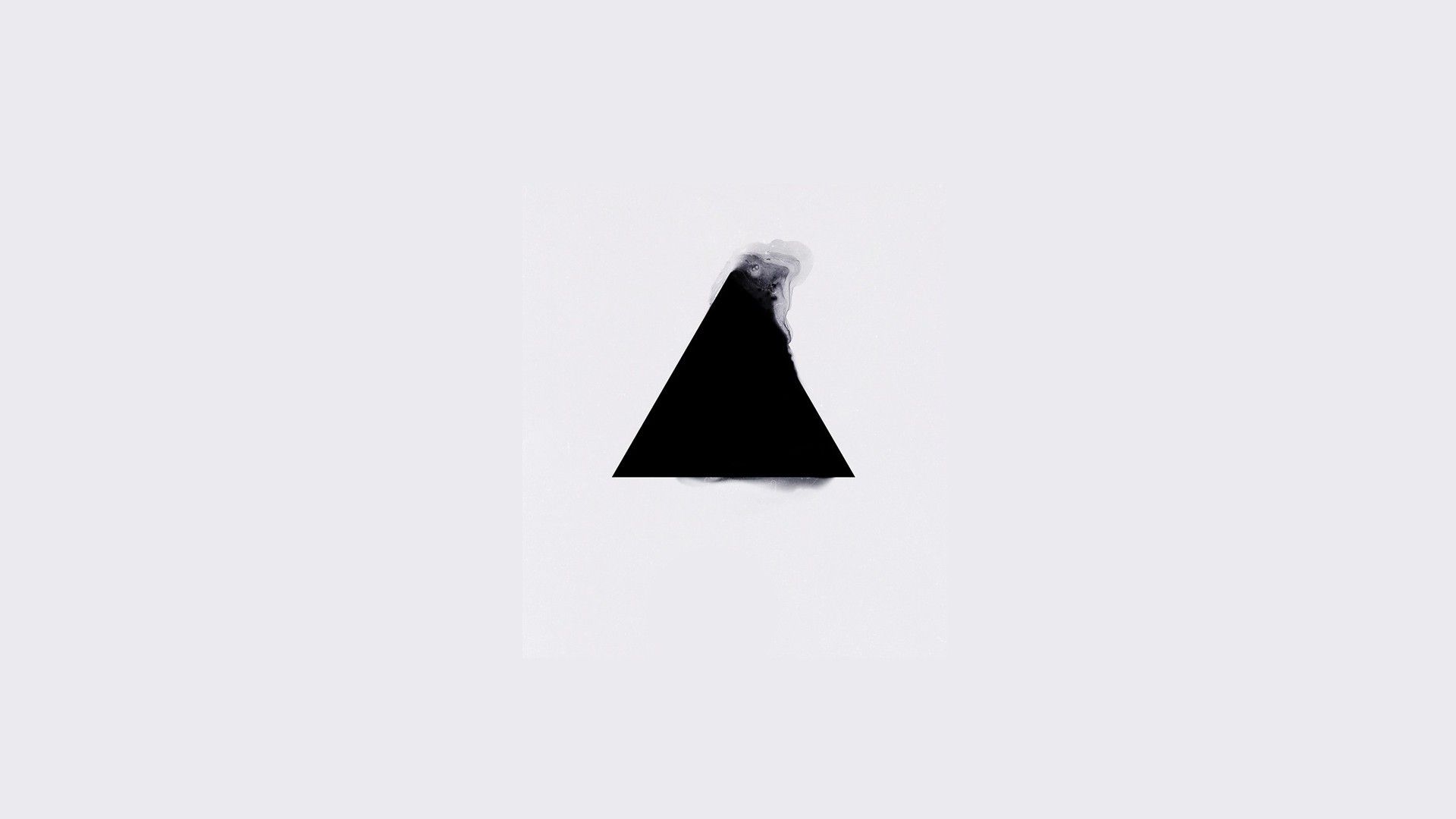 minimalism, Triangle, Illuminati, Geometry, White Background Wallpaper HD / Desktop and Mobile Background