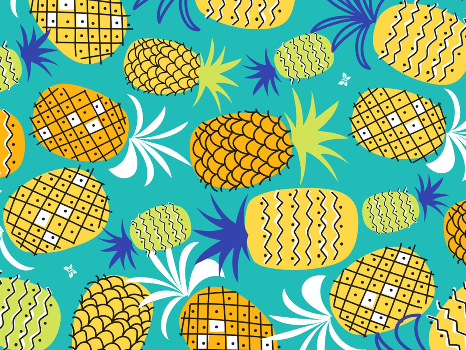 Summer Pineapple Wallpaper For Laptop