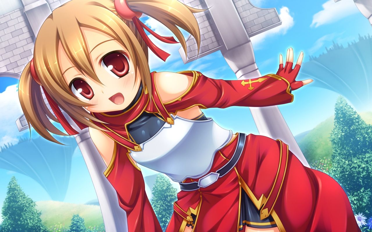 miu (c blue) sword art online silica wallpaper