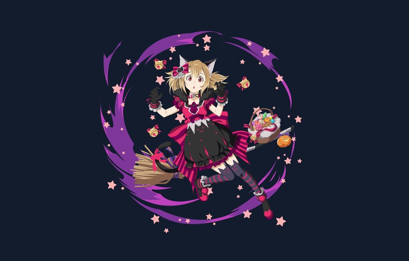 Wallpaper background, girl, sword art online, Sword art online, silica image for desktop, section сёнэн