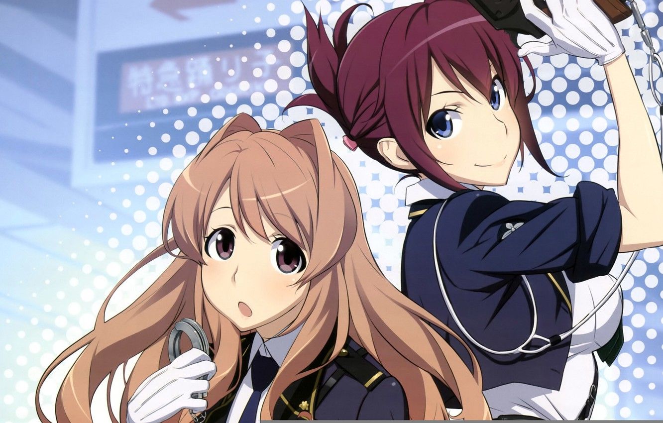 Wallpaper Art, Anime, rail wars, Haruka Kōmi, Aoi, Sakurai image
