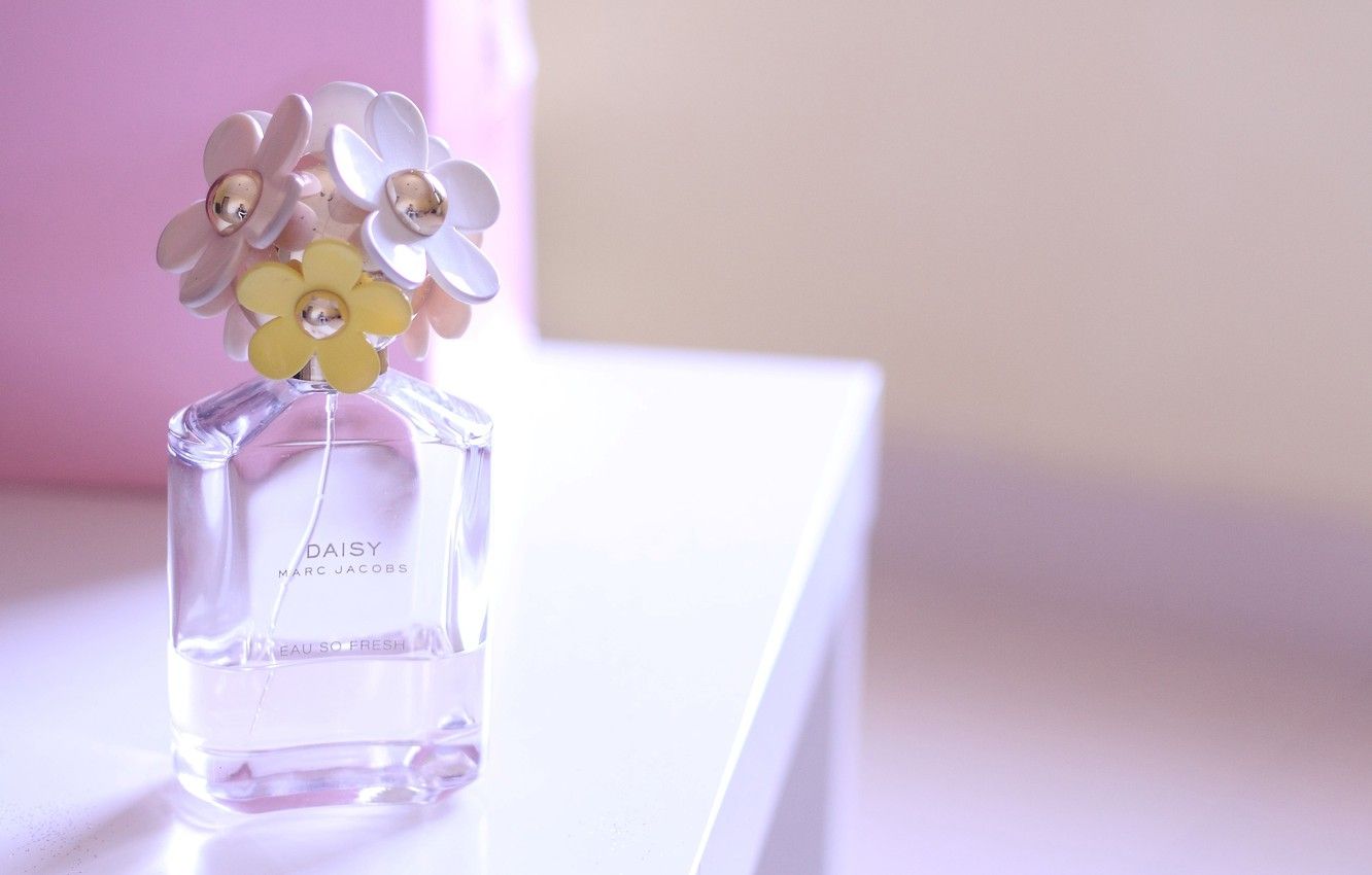 Wallpaper perfume, bottle, daisy, perfume, marc jacobs image for desktop, section разное