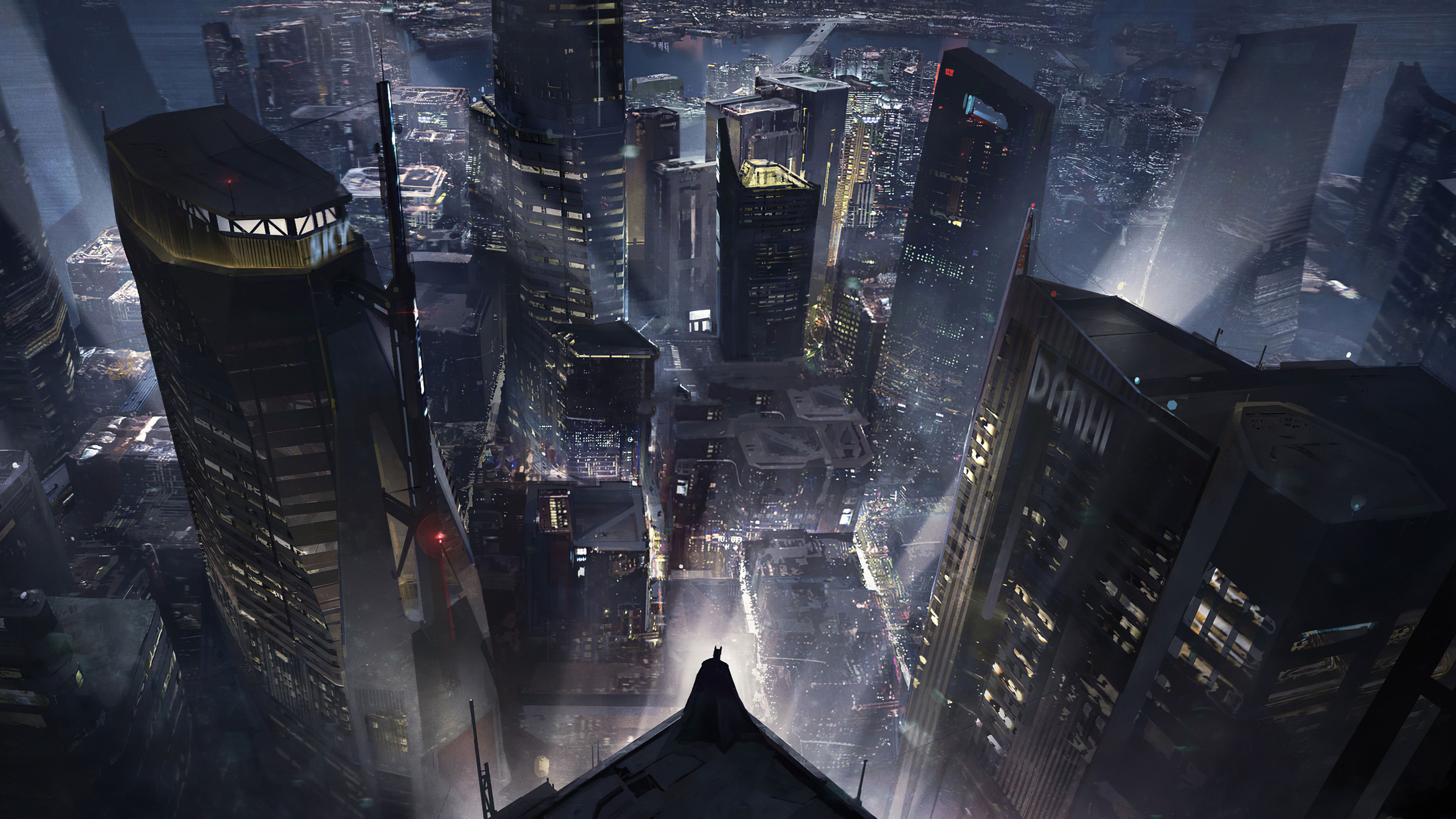 Wallpaper 4k Batman Gotham City New