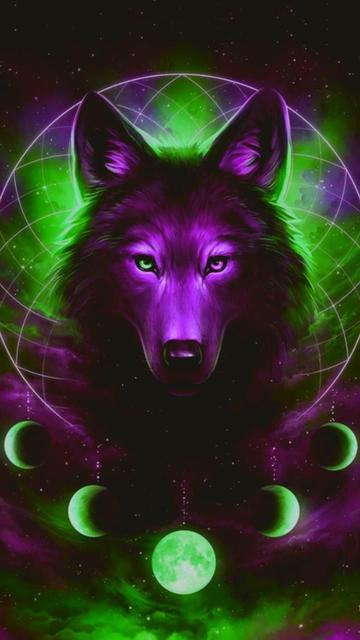 Galaxy Wolves Wallpaper Free Galaxy Wolves Background