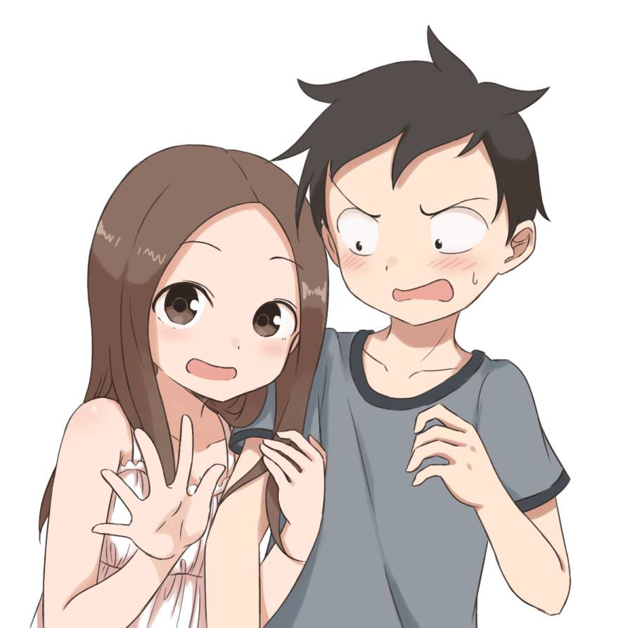 Clinging Together (Daily Takagi San )