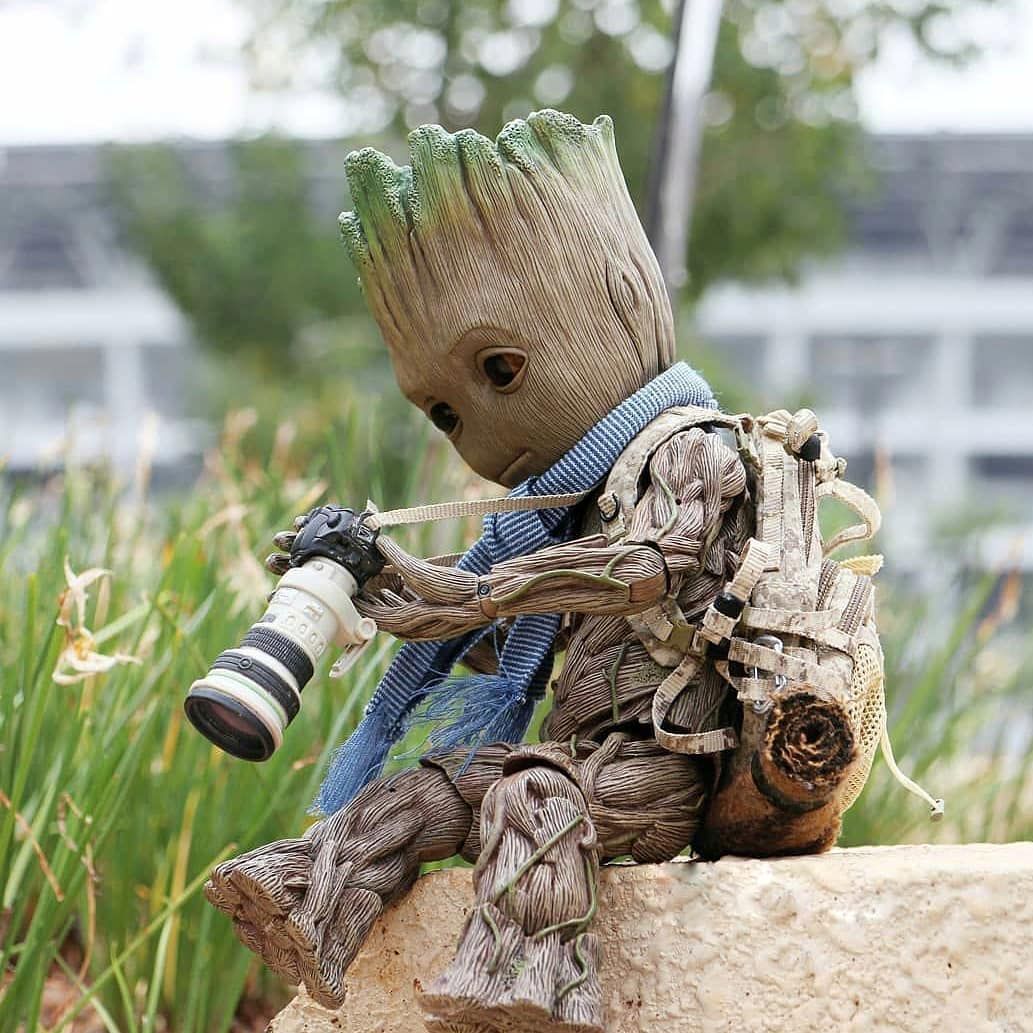 I am Groot sat on a wall, I am Groot had a great fall. All
