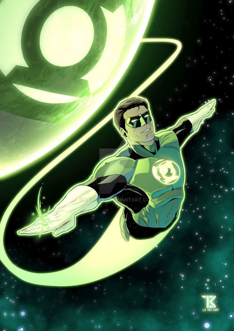 Green Lantern Hal Jordan by LetoArt. Green lantern hal jordan, Green lantern wallpaper, Green lantern