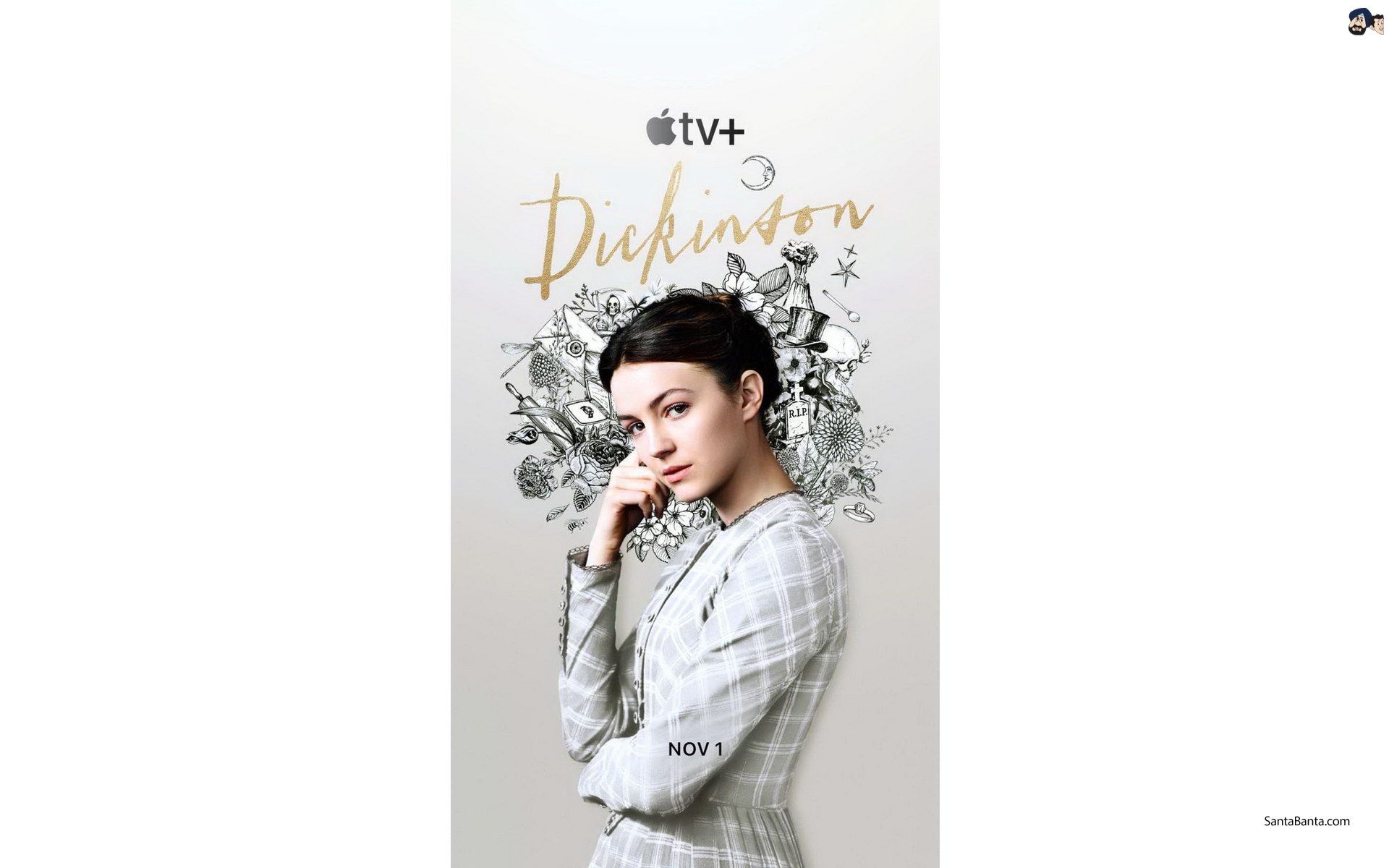 Ella Hunt as Sue Gilbert in Apple TV series, Dickinson