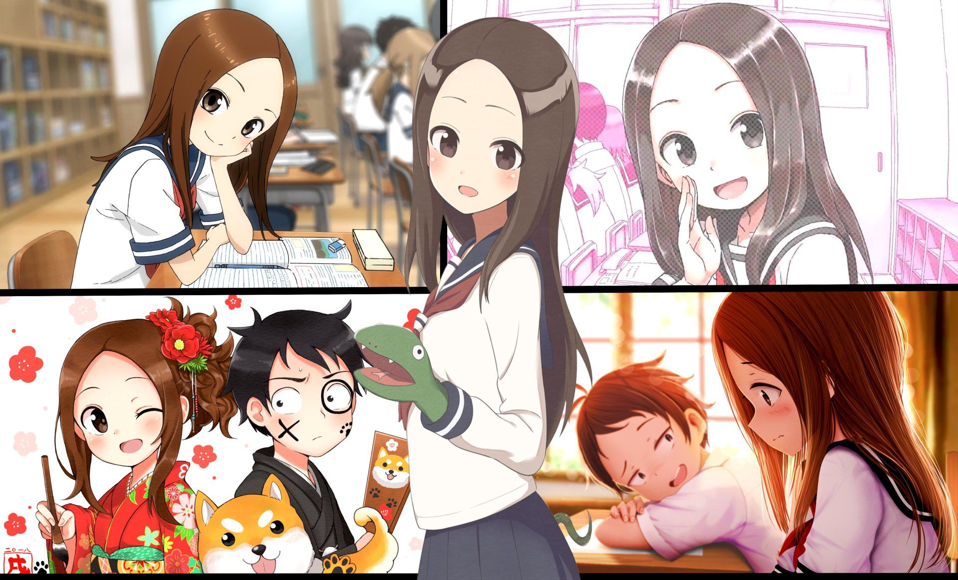 Karakai Jouzu No Takagi San 4k Ultra HD Wallpaper. Background