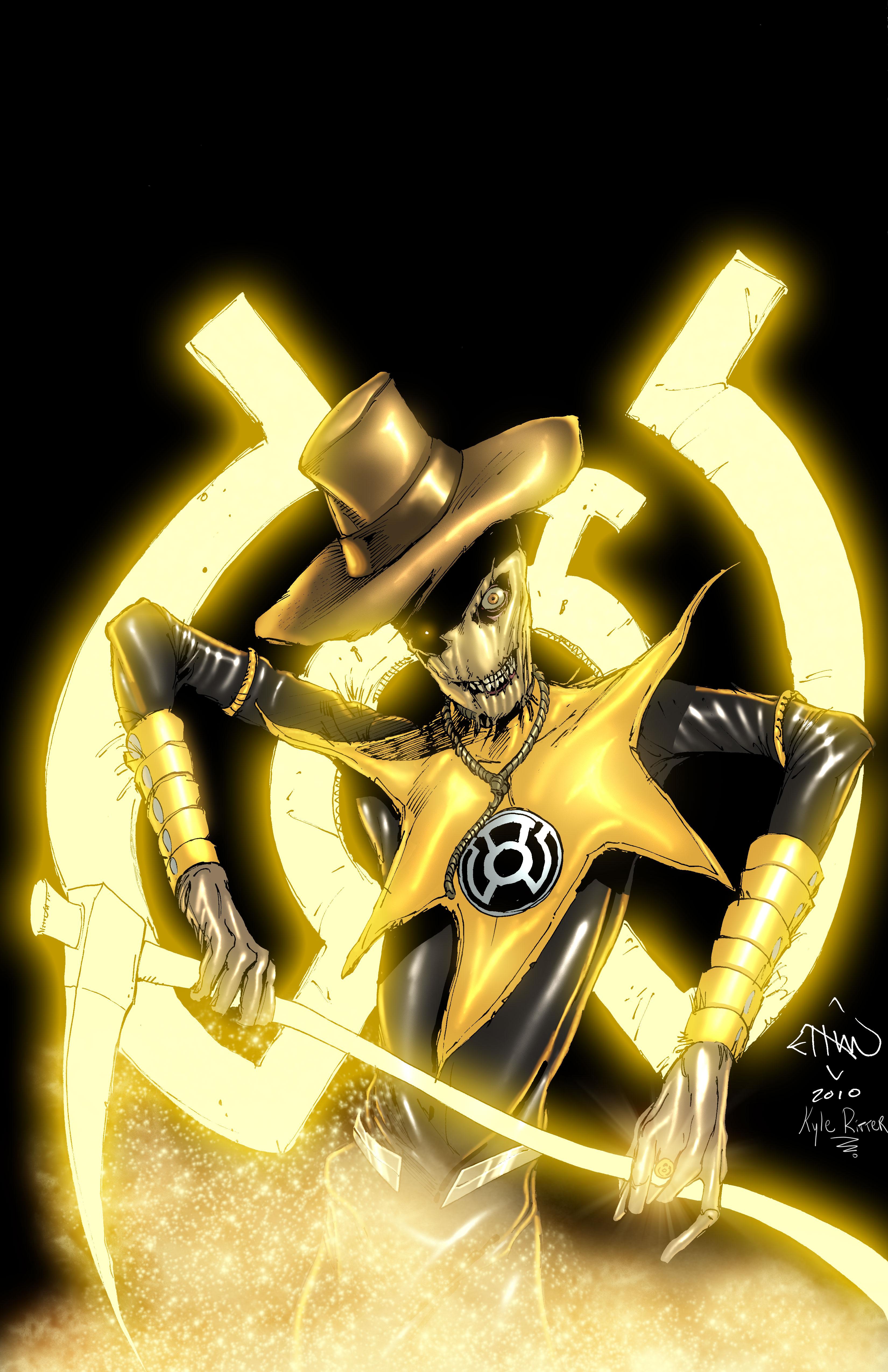 Sinestro vs Scarecrow Yellow Lantern