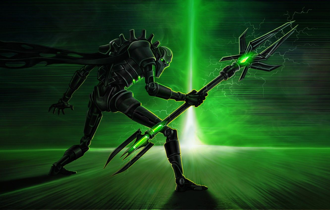 Wallpaper energy, Warhammer 40k, Necrons, necrons, Lord nekron, necron lord image for desktop, section фантастика