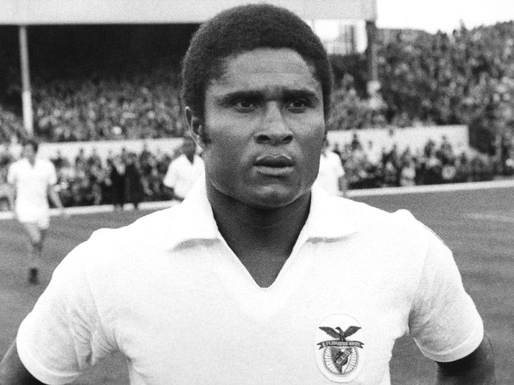Eusebio in picture: Portugal and Benfica legend, one