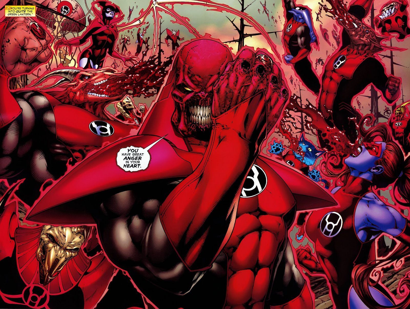 Red Lantern Atrocitus Wallpapers Wallpaper Cave