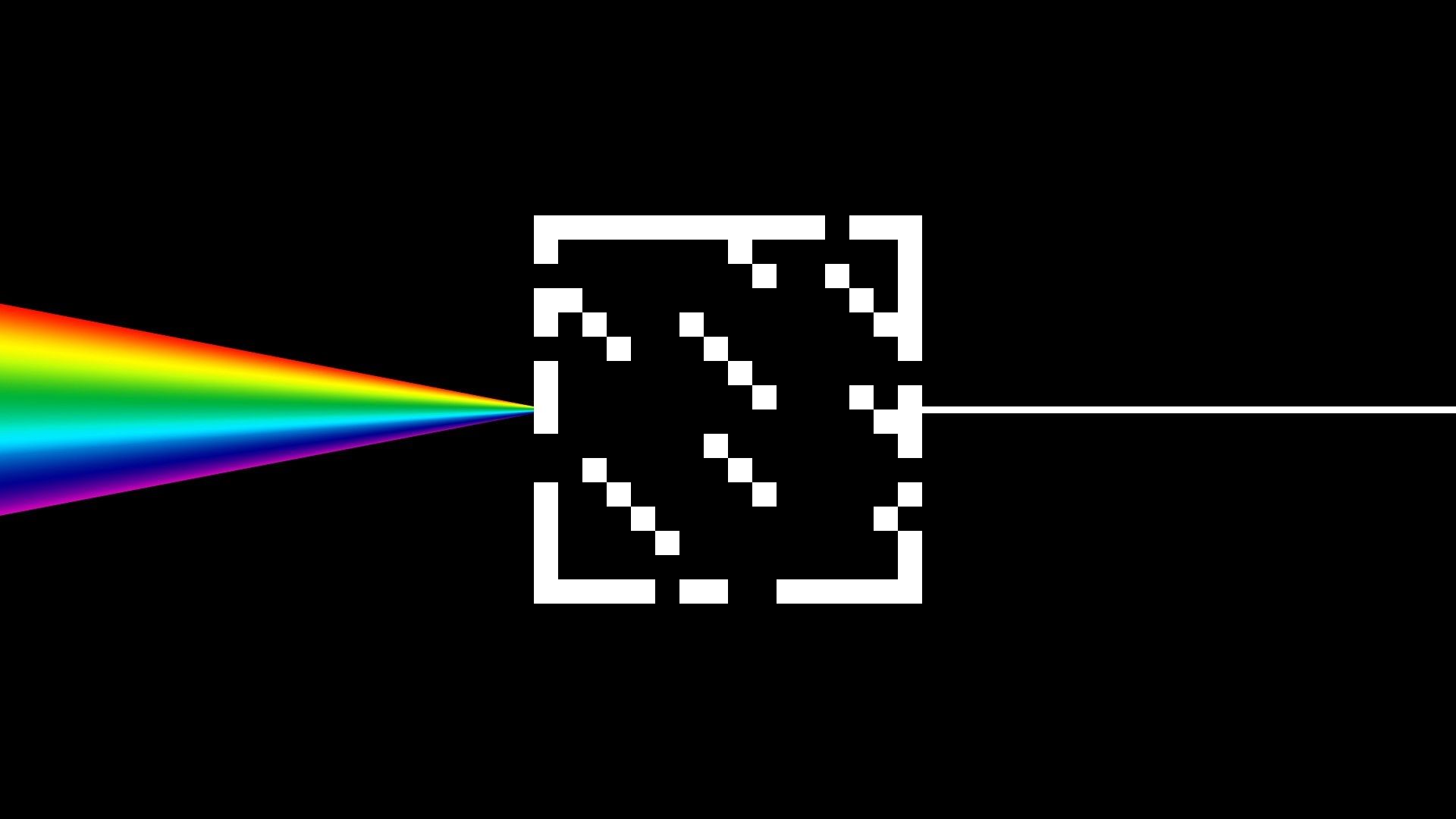 Minecraft, Minimalism, Black, Glass, Rainbows, Pink Floyd, Dark Side Of The Moon Wallpaper HD / Desktop and Mobile Background