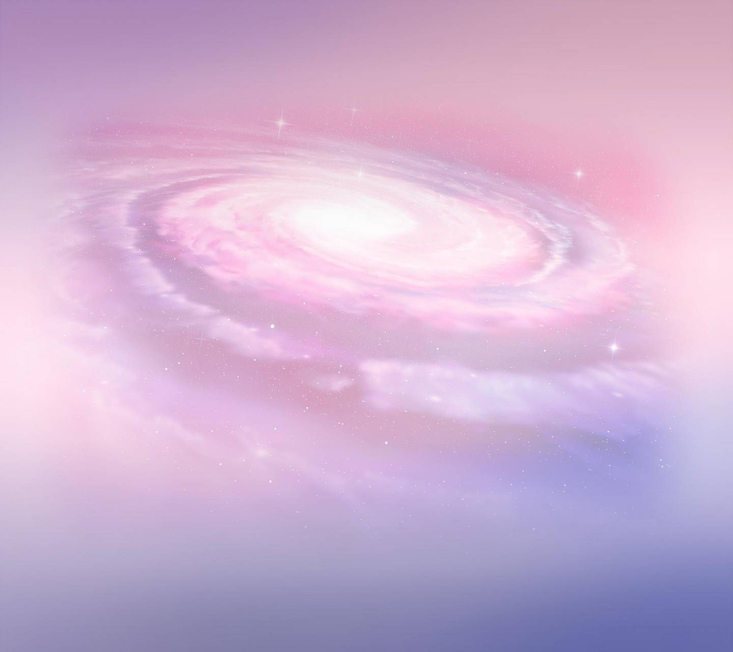 Cool Pastel Blue And Purple Galaxy Wallpaper Photo