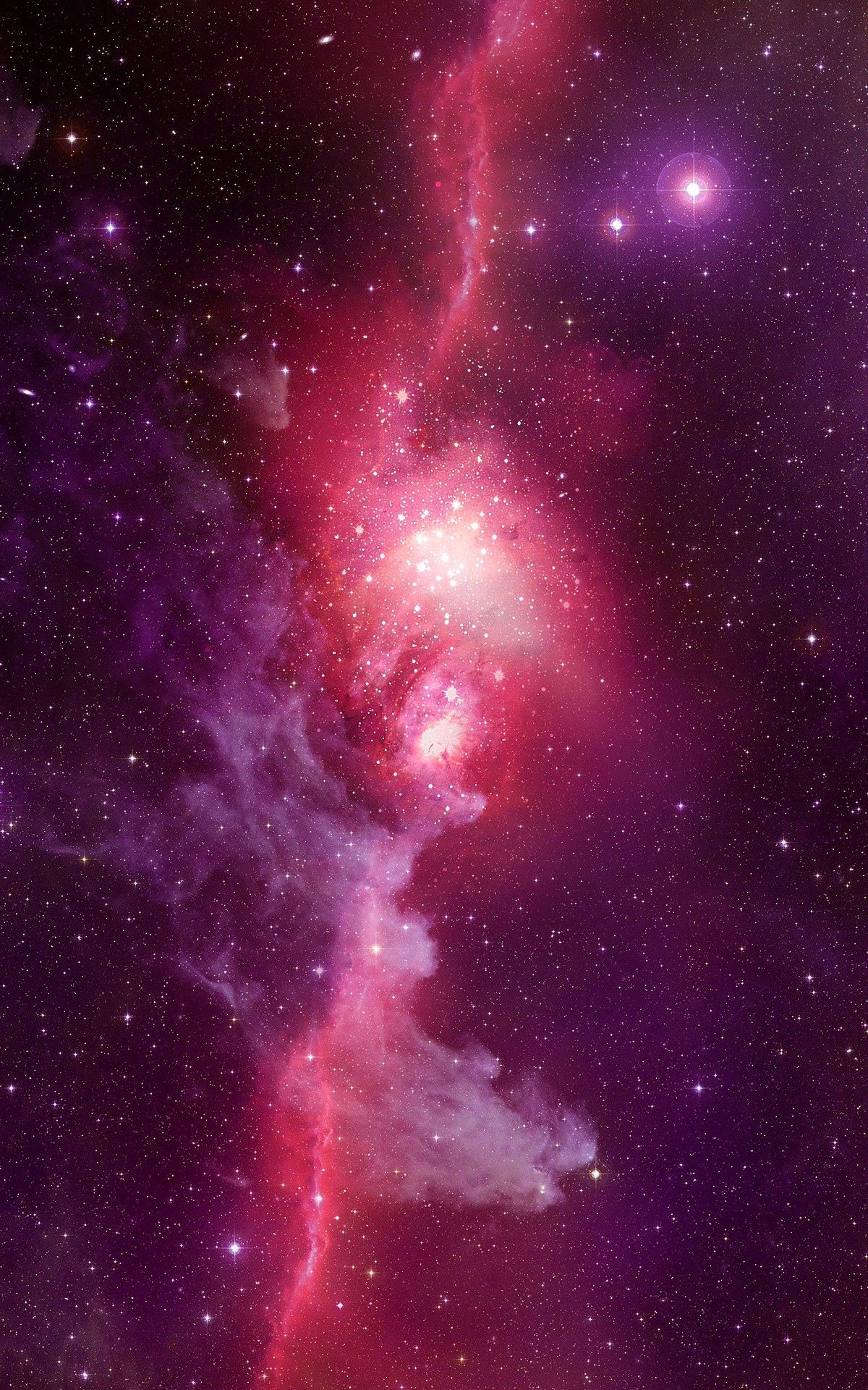 New Pink Galaxy Wallpaper Of the Day of The Hudson