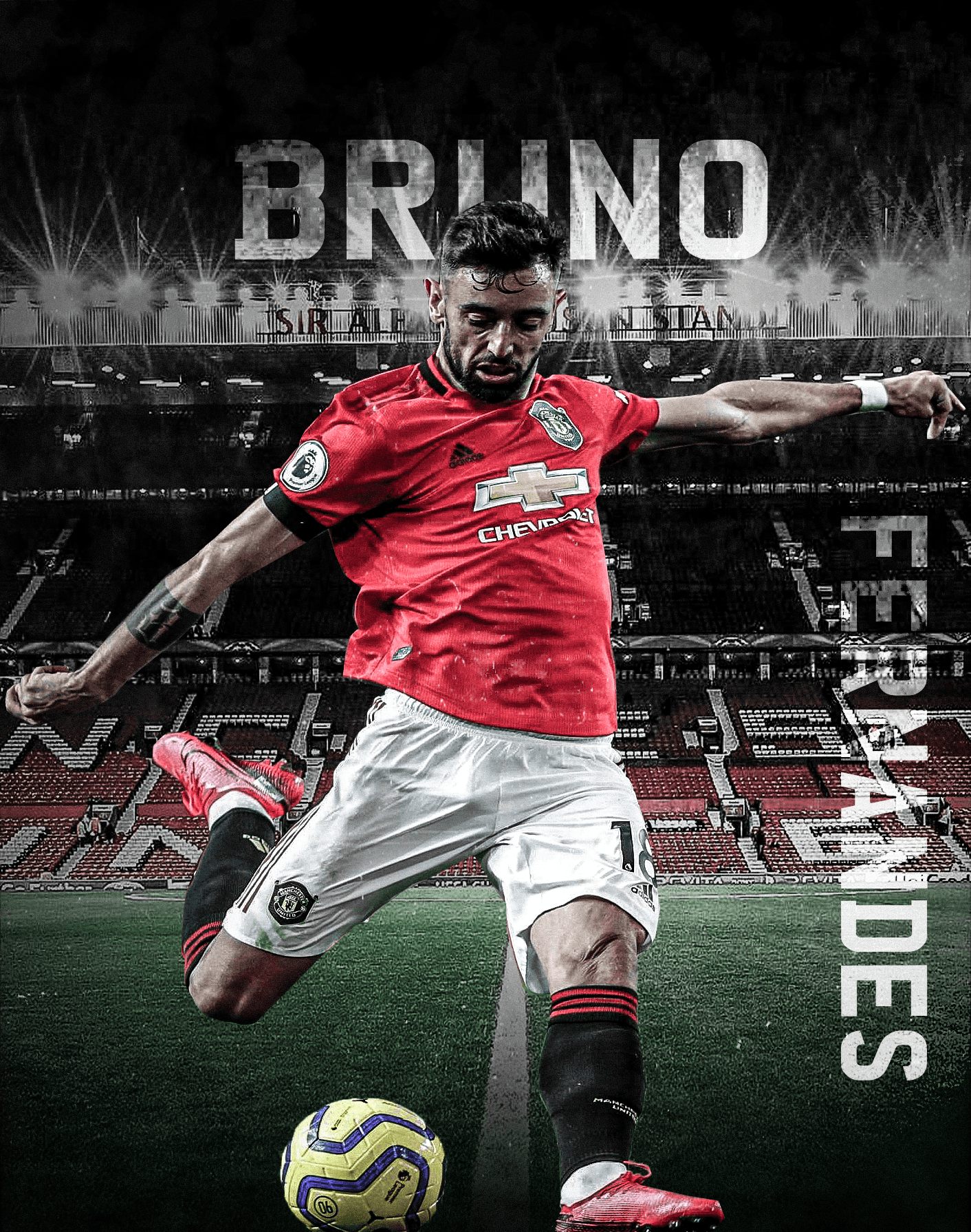 Bruno Fernandes. Manchester united wallpaper, Manchester