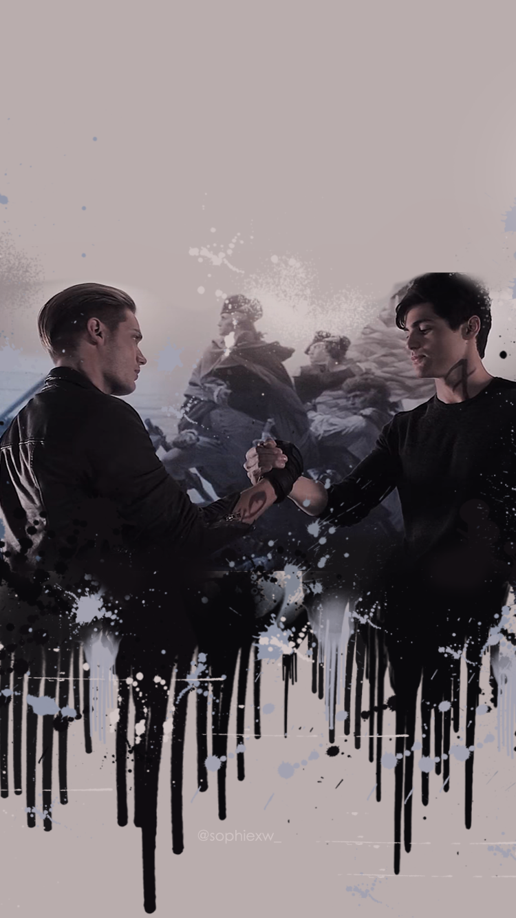 jace and alec wallpaper. Parabatai, Alec lightwood, Wallpaper séries