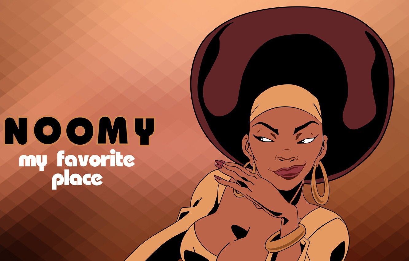 Wallpaper Girl, , Background, Figure, Girl, , Girls, Style, Art, Fon, Black, African American Image For Desktop, Section девушки