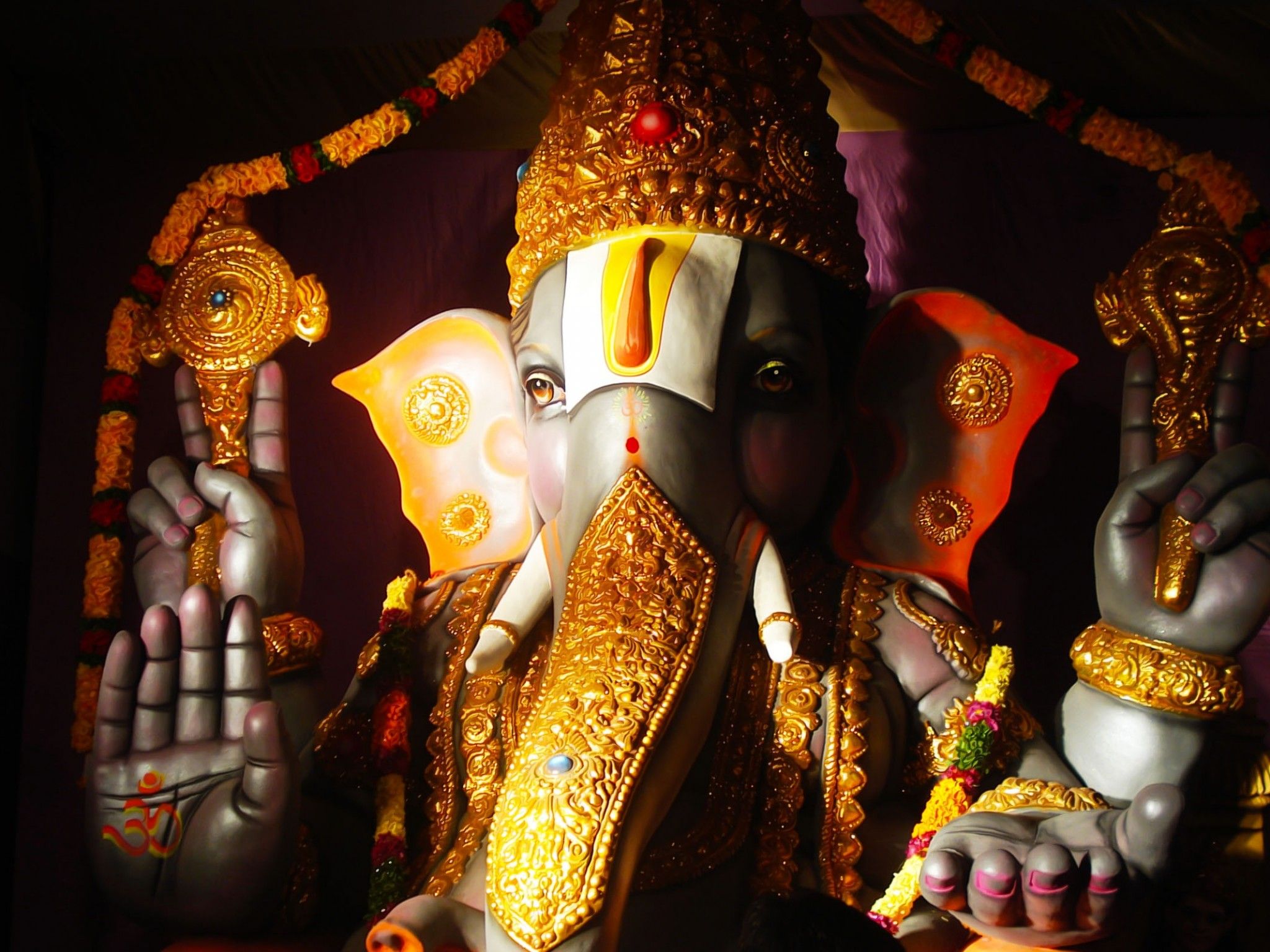 Wallpaper Lord Ganesha, Ganapati, Vinayaka, Hindu God, HD