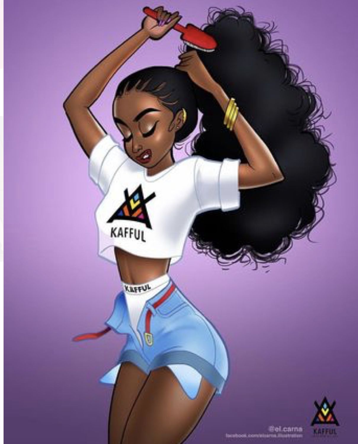 Cartoon Black Girl Wallpapers - Wallpaper Cave