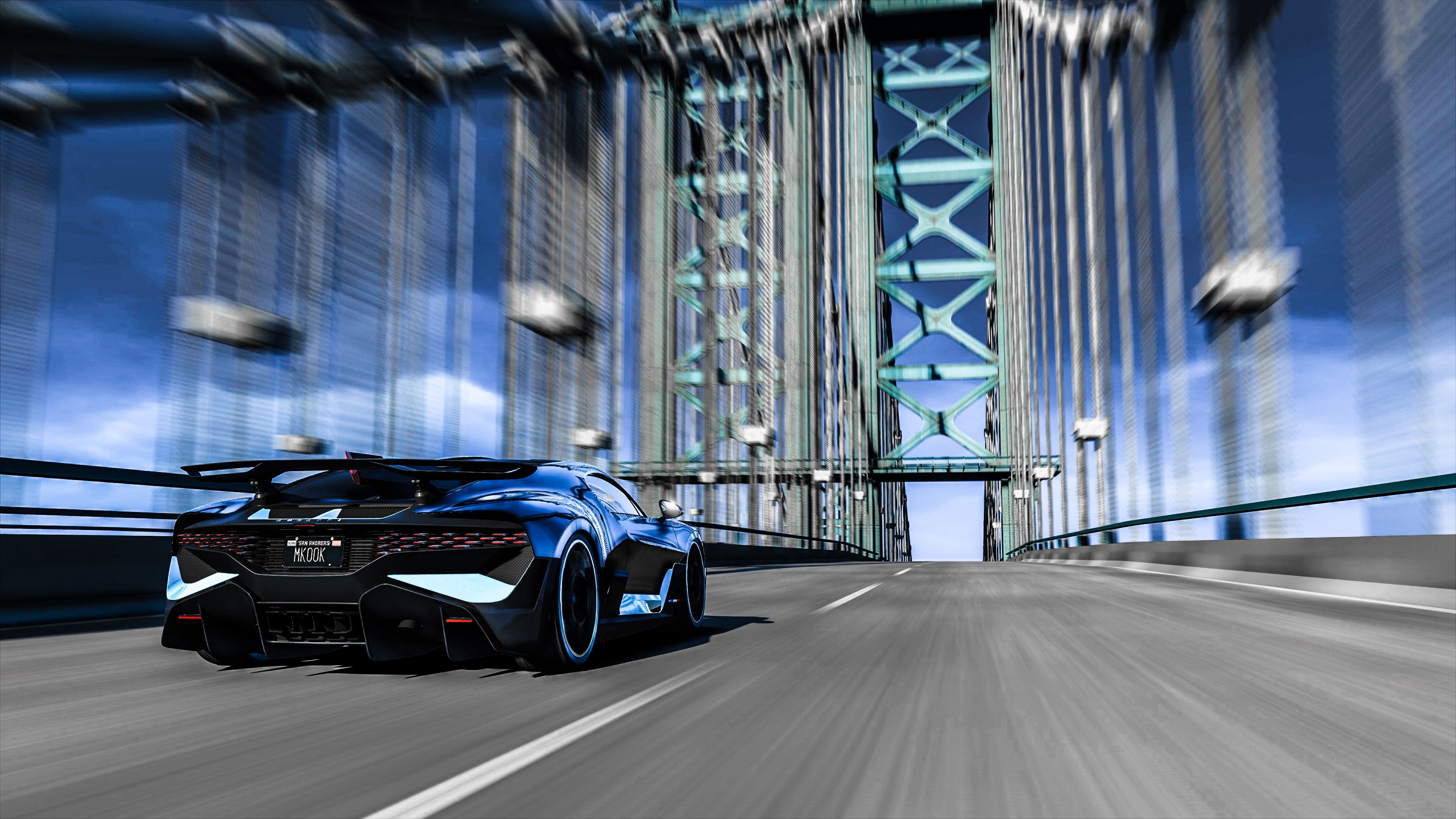 Gta V Bugatti Divo On Highway, HD Games, 4k Wallpaper, Image