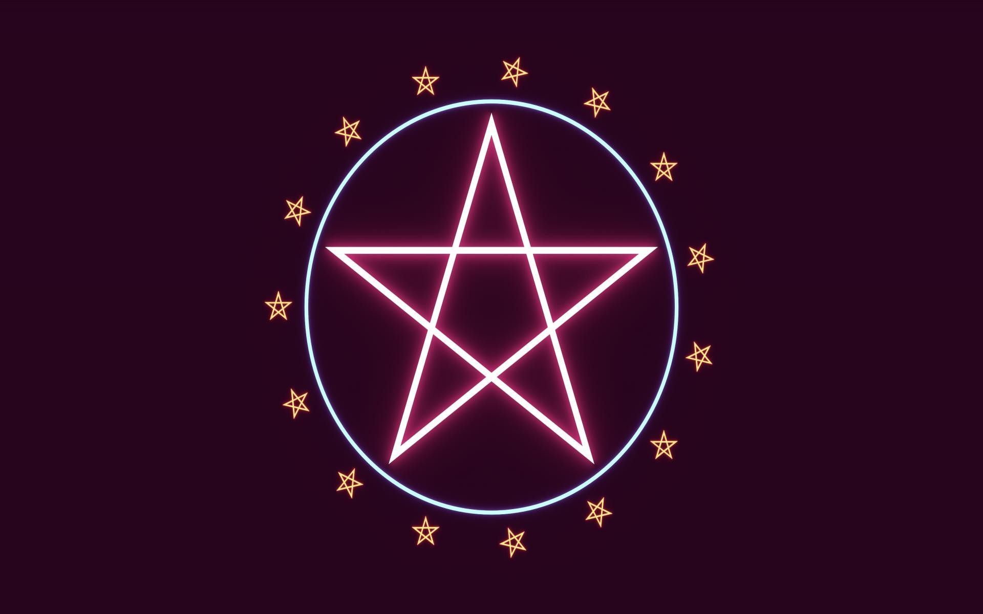 Fresh Free Pentagram Wallpaper