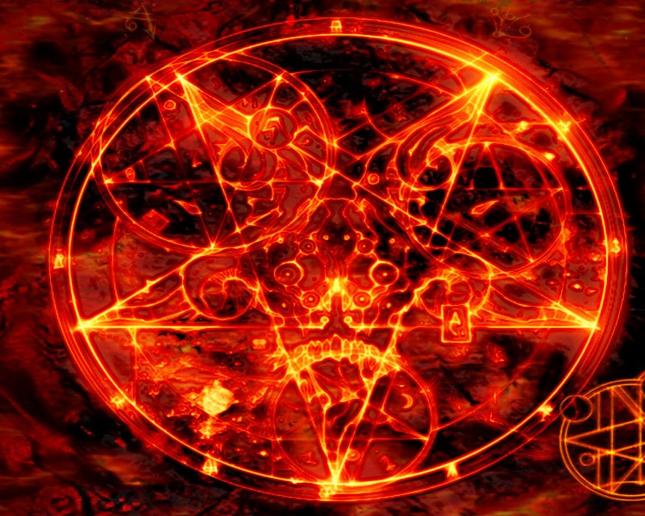 Free download Download Pentagram Evil Wallpaper 1920x1200
