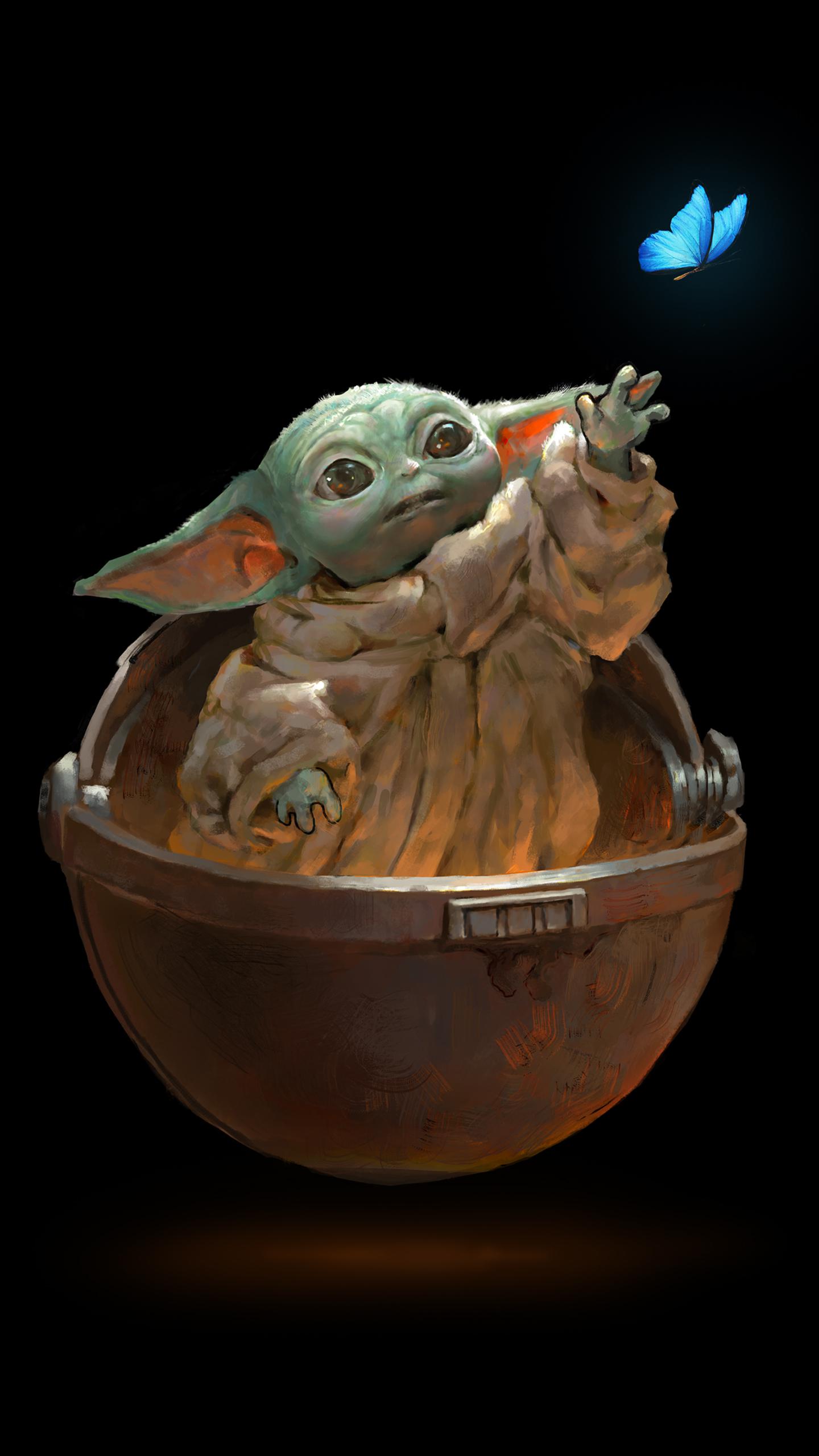 Baby Yoda Oled Wallpapers Wallpaper Cave
