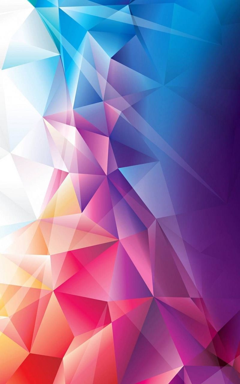Free download Polygon Colourful iPhone Wallpaper