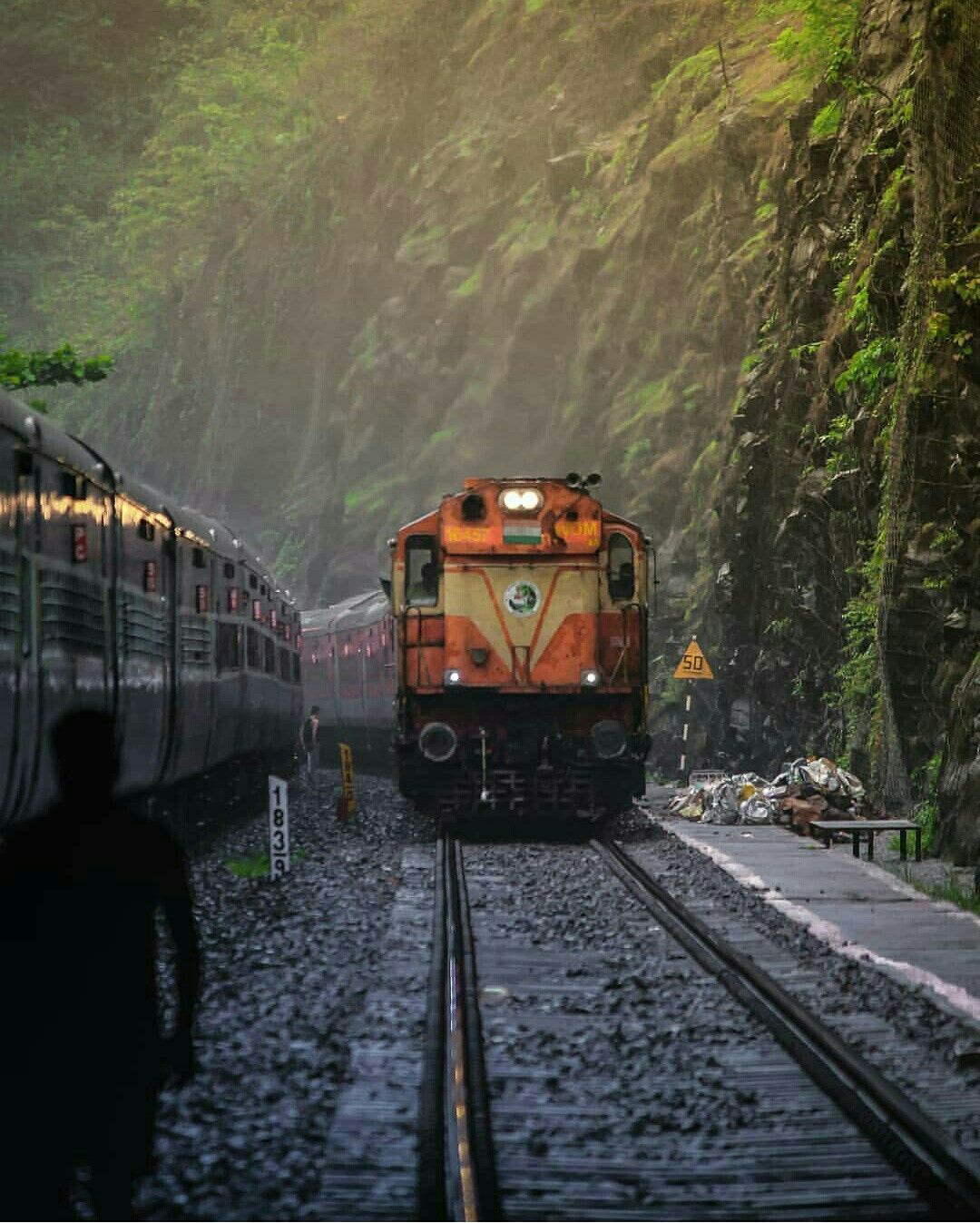 Indian Railway. Indian railway train, India travel places, Indian