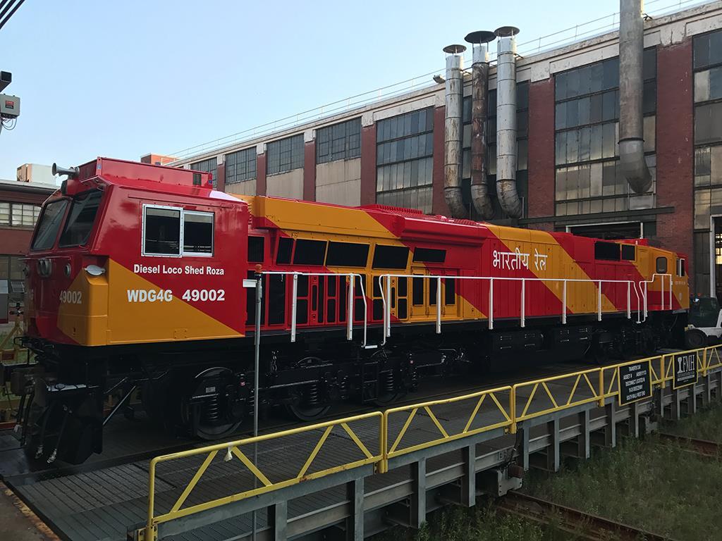 GE reveals Indian Railways Evolution locomotive livery. News