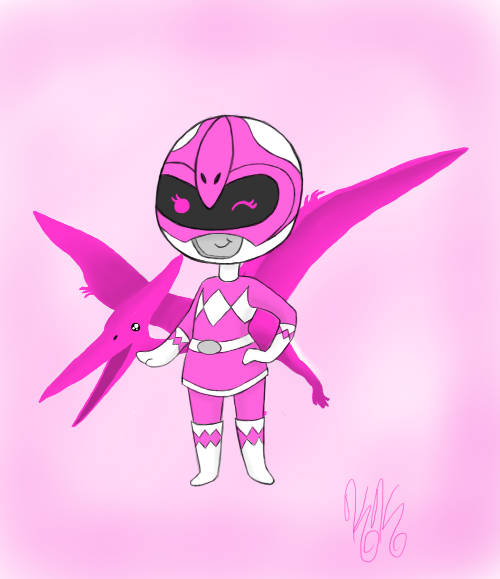 Pink Ranger Chibi By Mighty Morphin Mimi