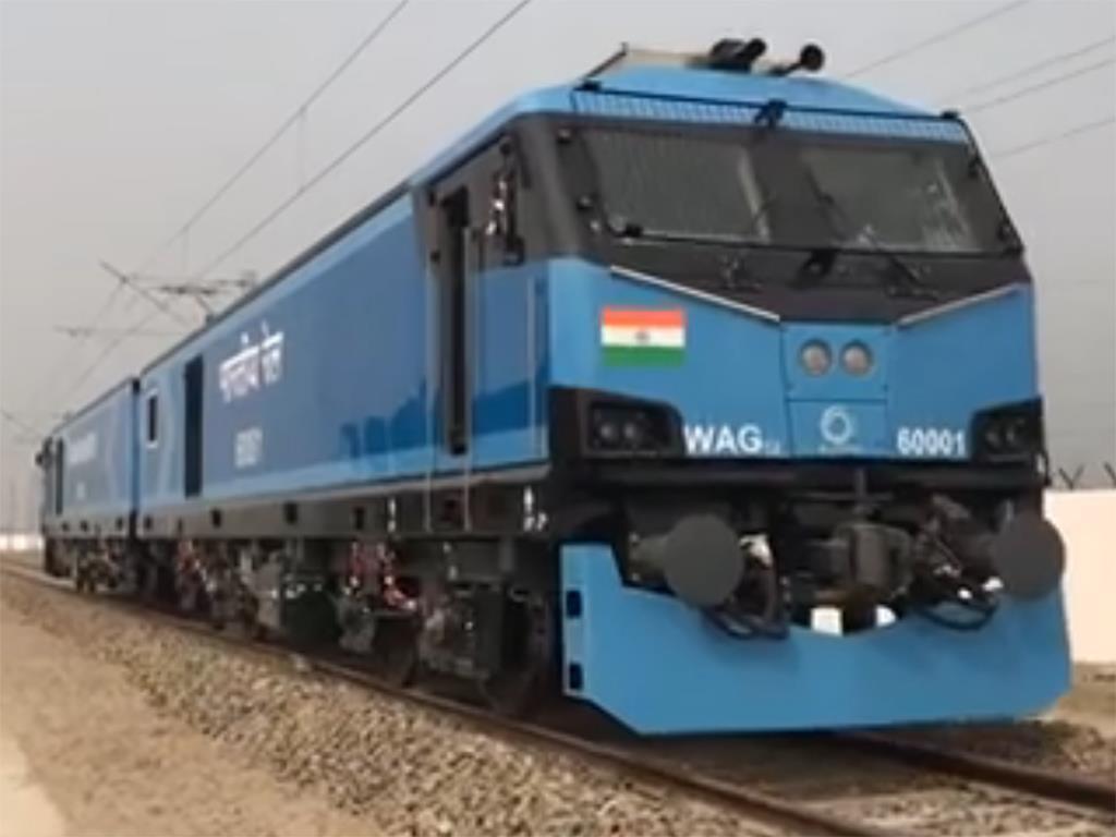 Alstom Prima locomotive for Indian Railways on test. News