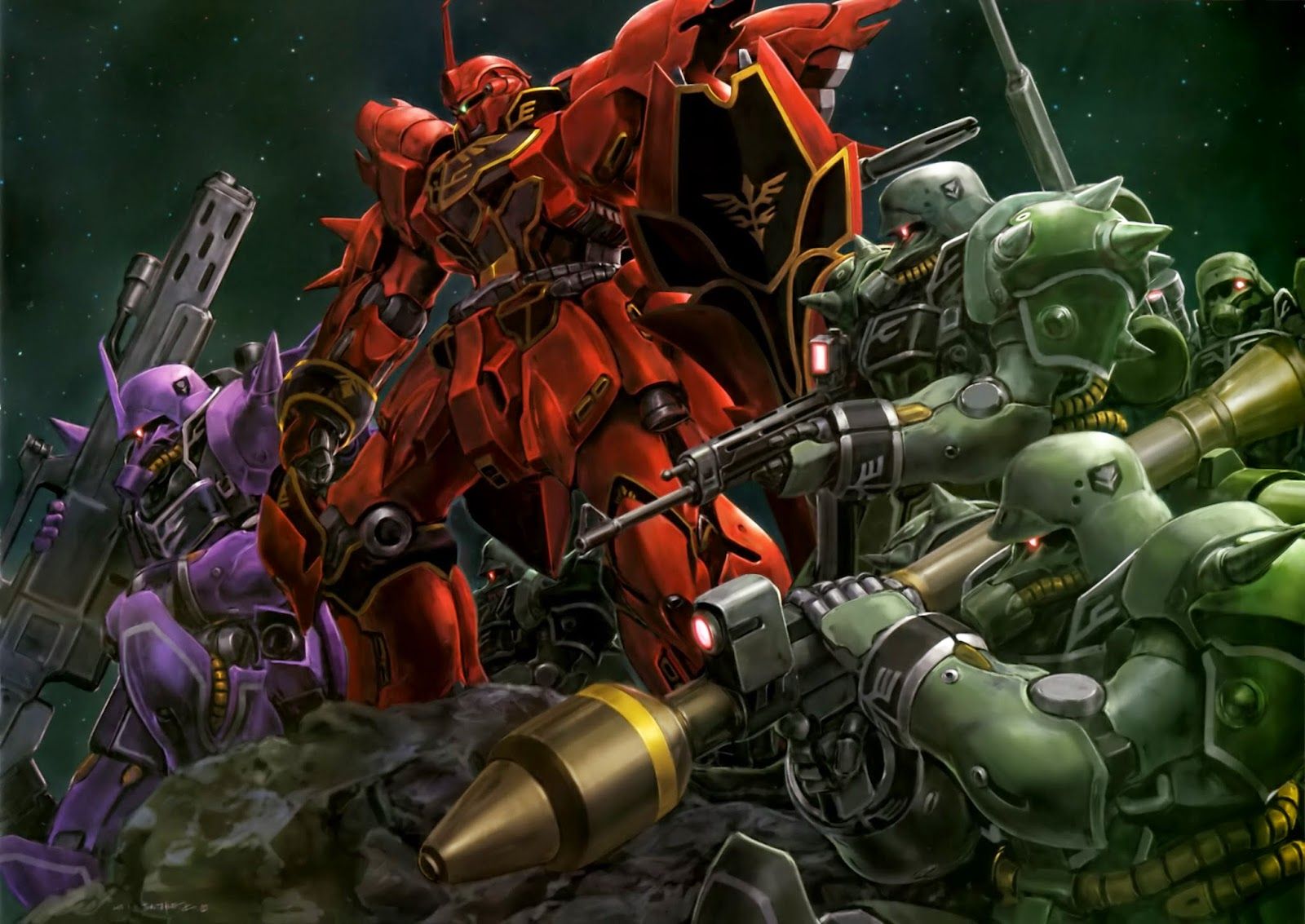Gundam Zaku Wallpapers posted by Ethan Peltier.