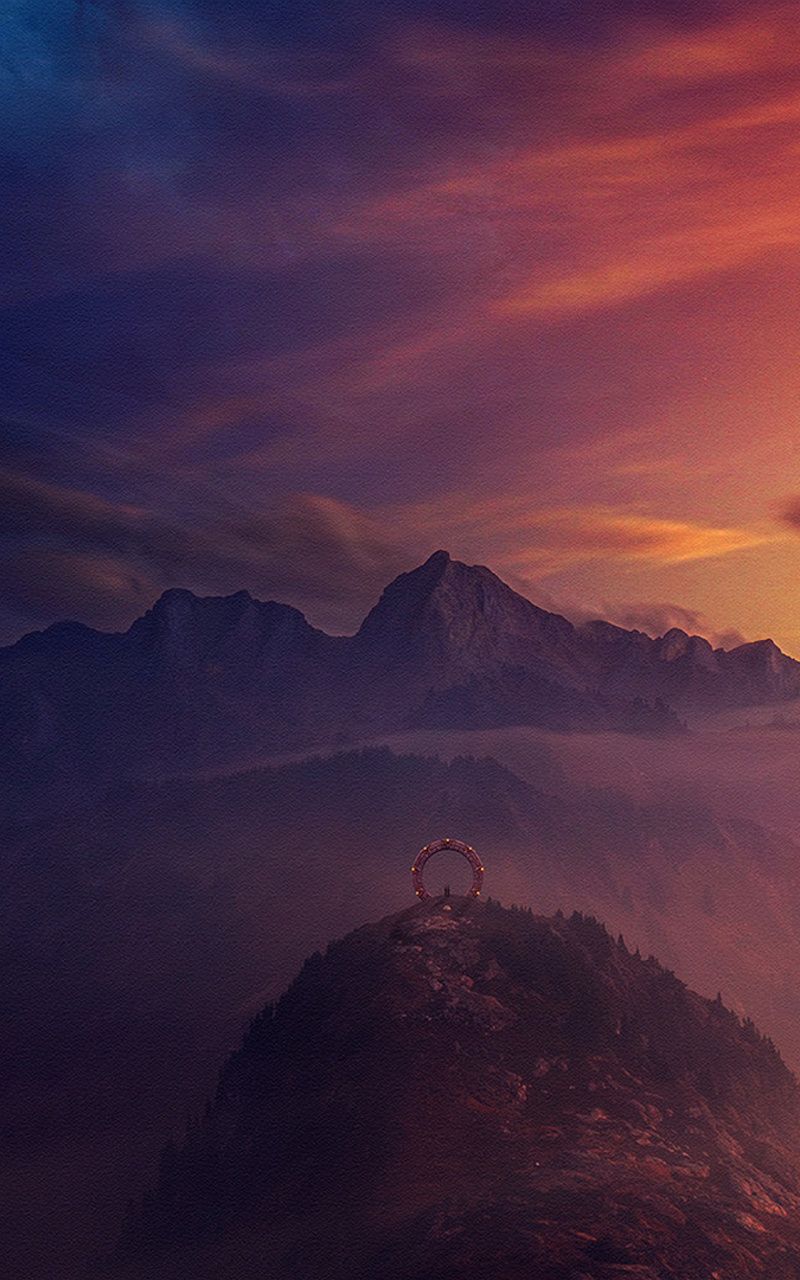 Moon Landscape Fantasy Nexus 7, Samsung Galaxy Tab 10, Note