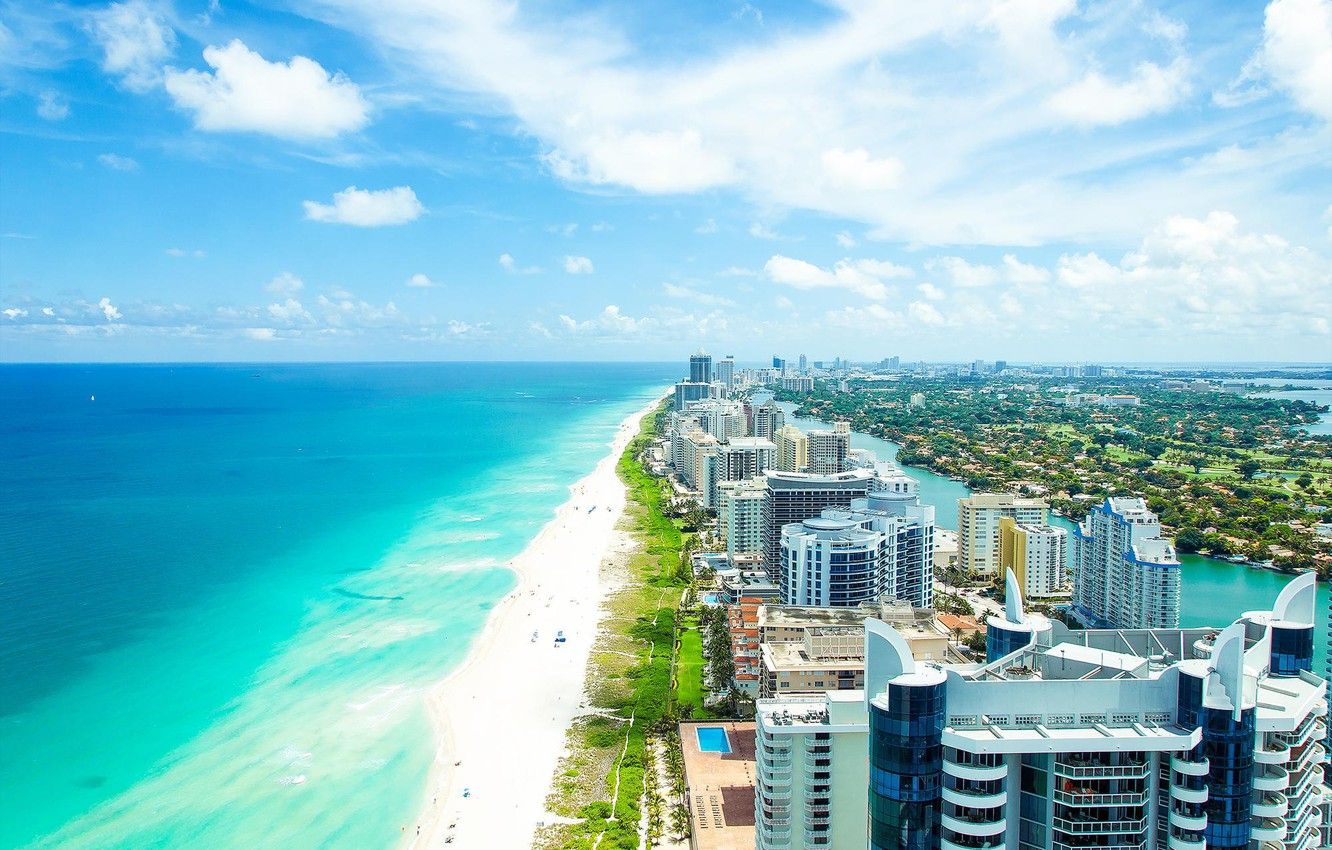 Wallpaper beach, summer, the ocean, Miami, FL, Miami, florida