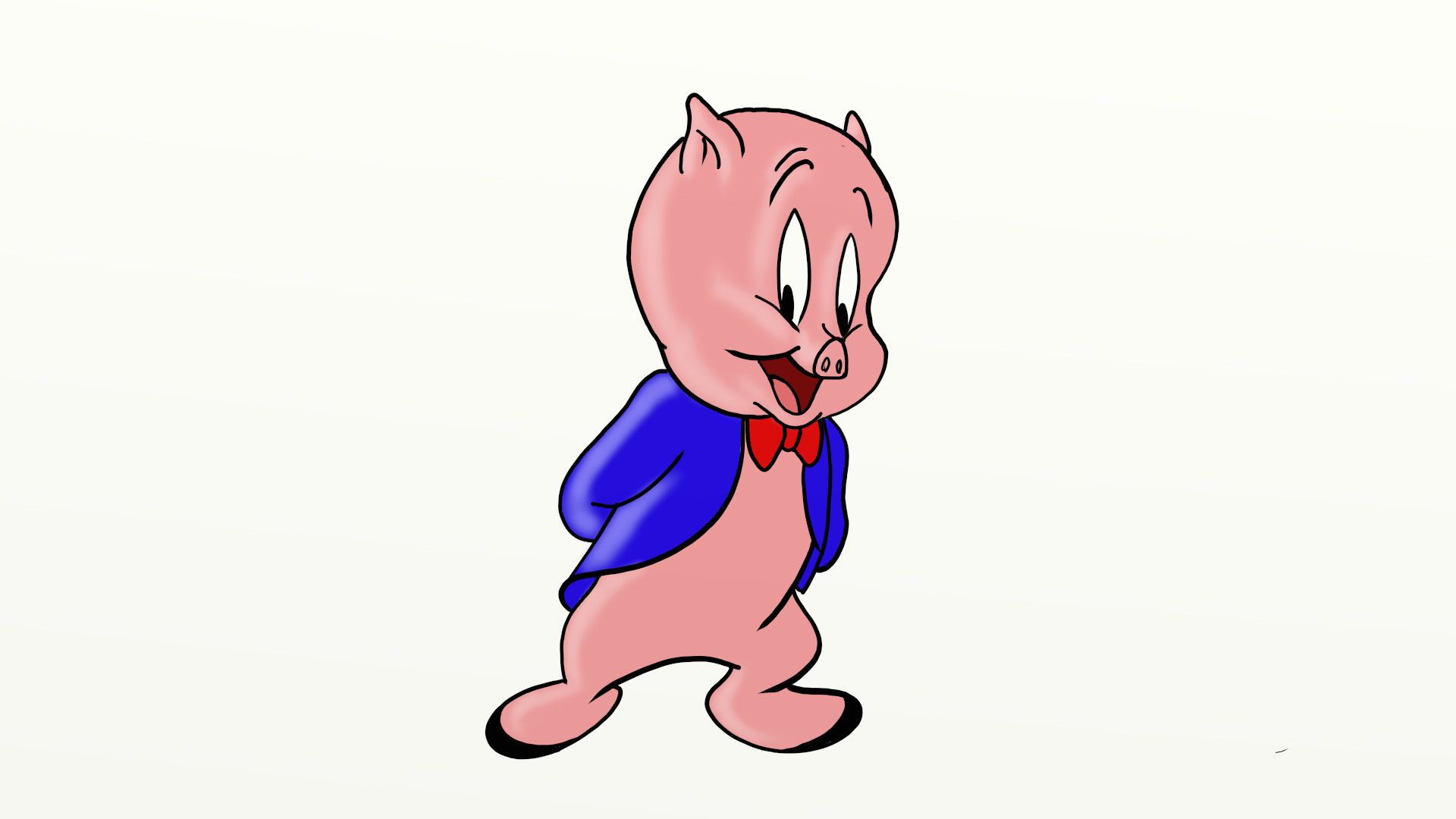 Drawing Porky Pig, Daily Cartoon Drawings