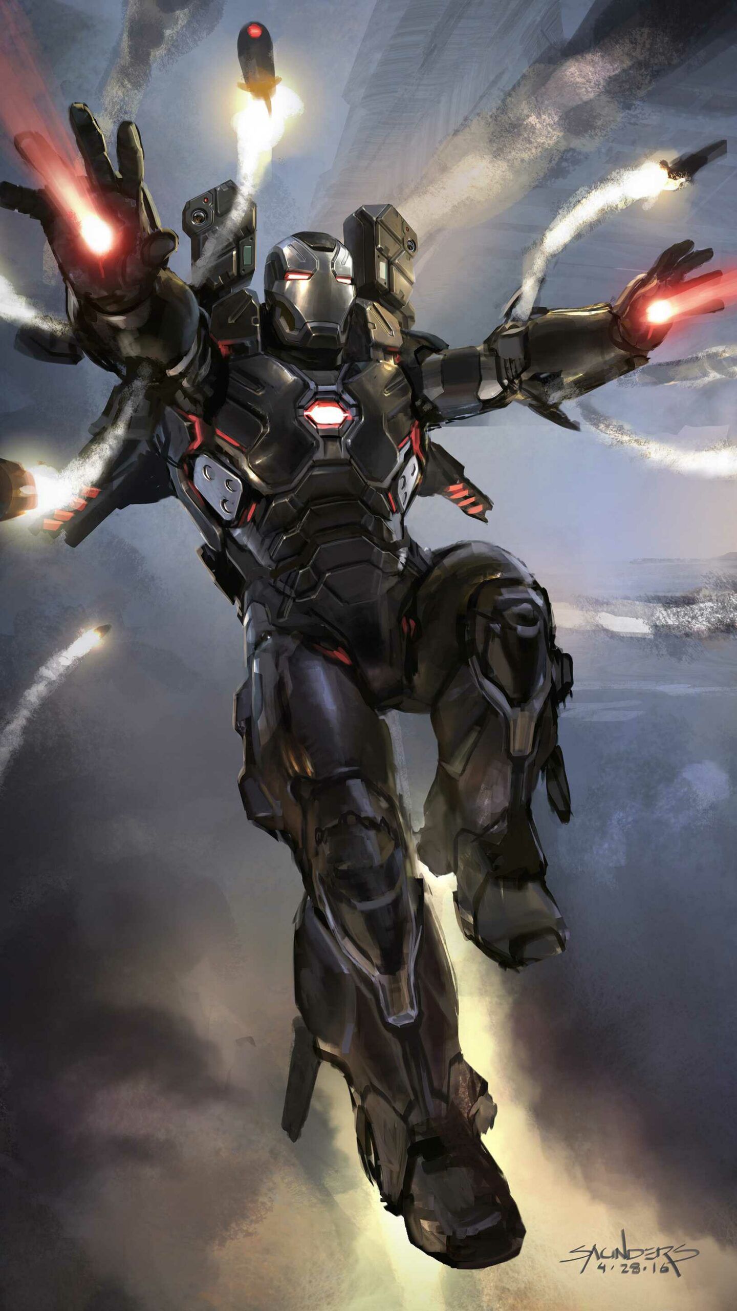 Avengers Endgame War Machine Action IPhone Wallpaper. Marvel