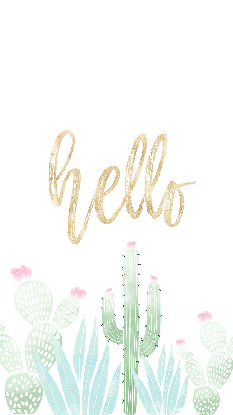 Cute Cactus Wallpaper