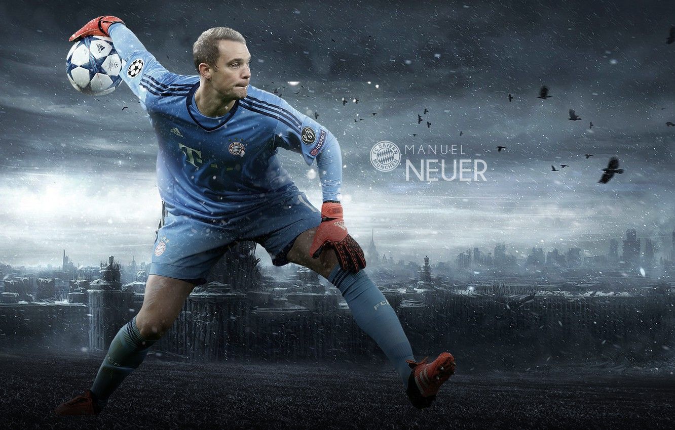 Download wallpapers 4k, Manuel Neuer, abstract art, Germany National Team,  fan art, Neuer, goalkeeper, soccer, footballer…