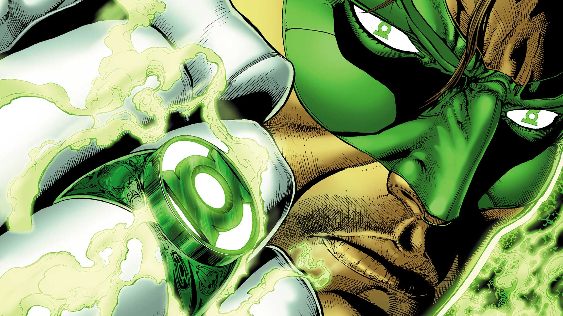 Hal Jordan As Green Lantern Angry
