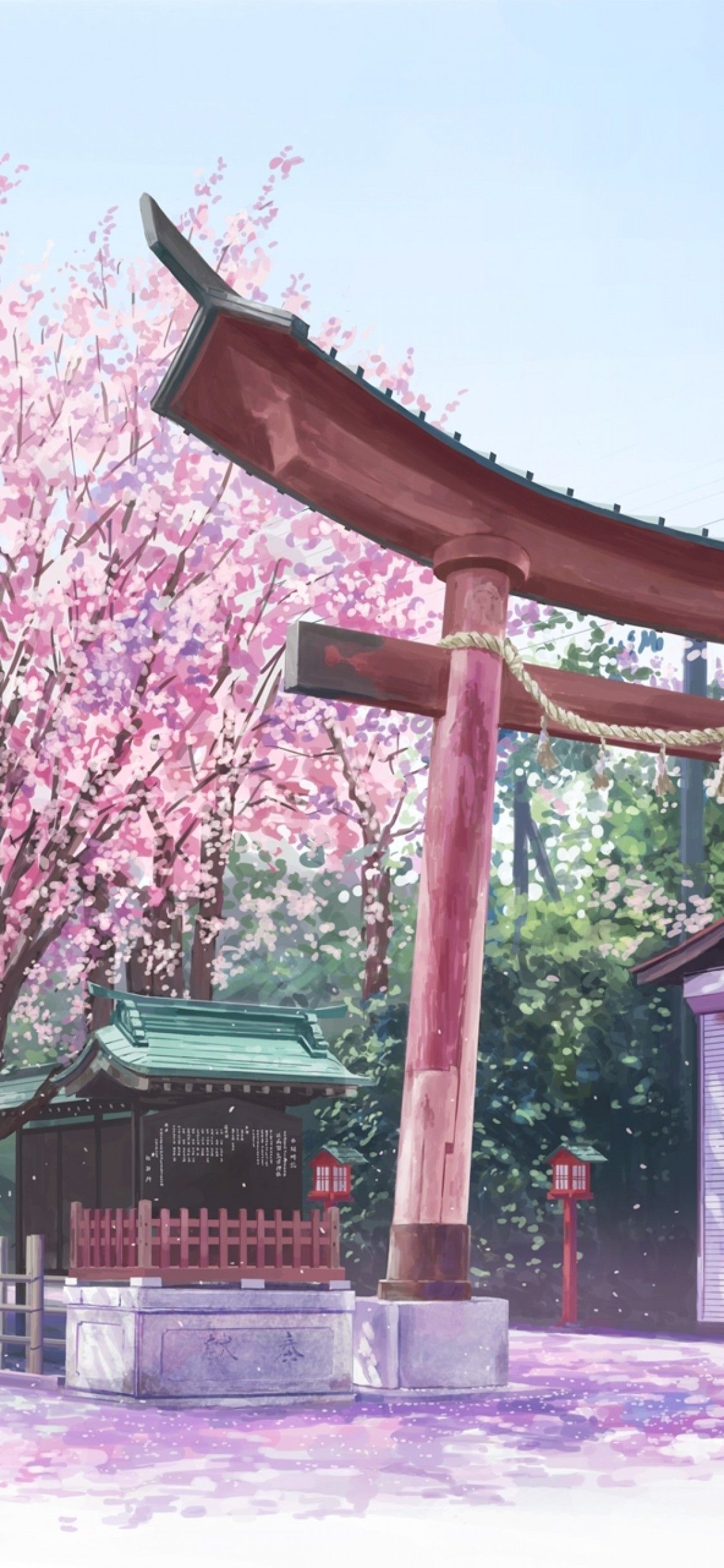 Anime Shrine, Cherry Blossom, Torii Diamond Athena Asamiya