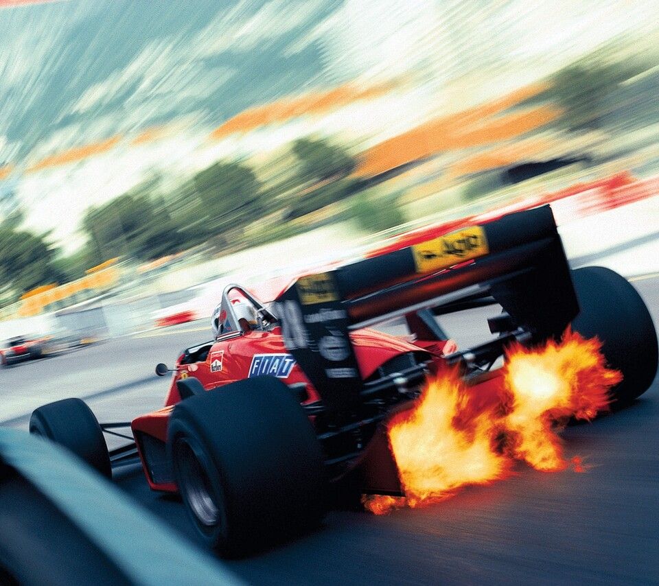 Super speed on the race from the wheels Formula 1 Wallpaper